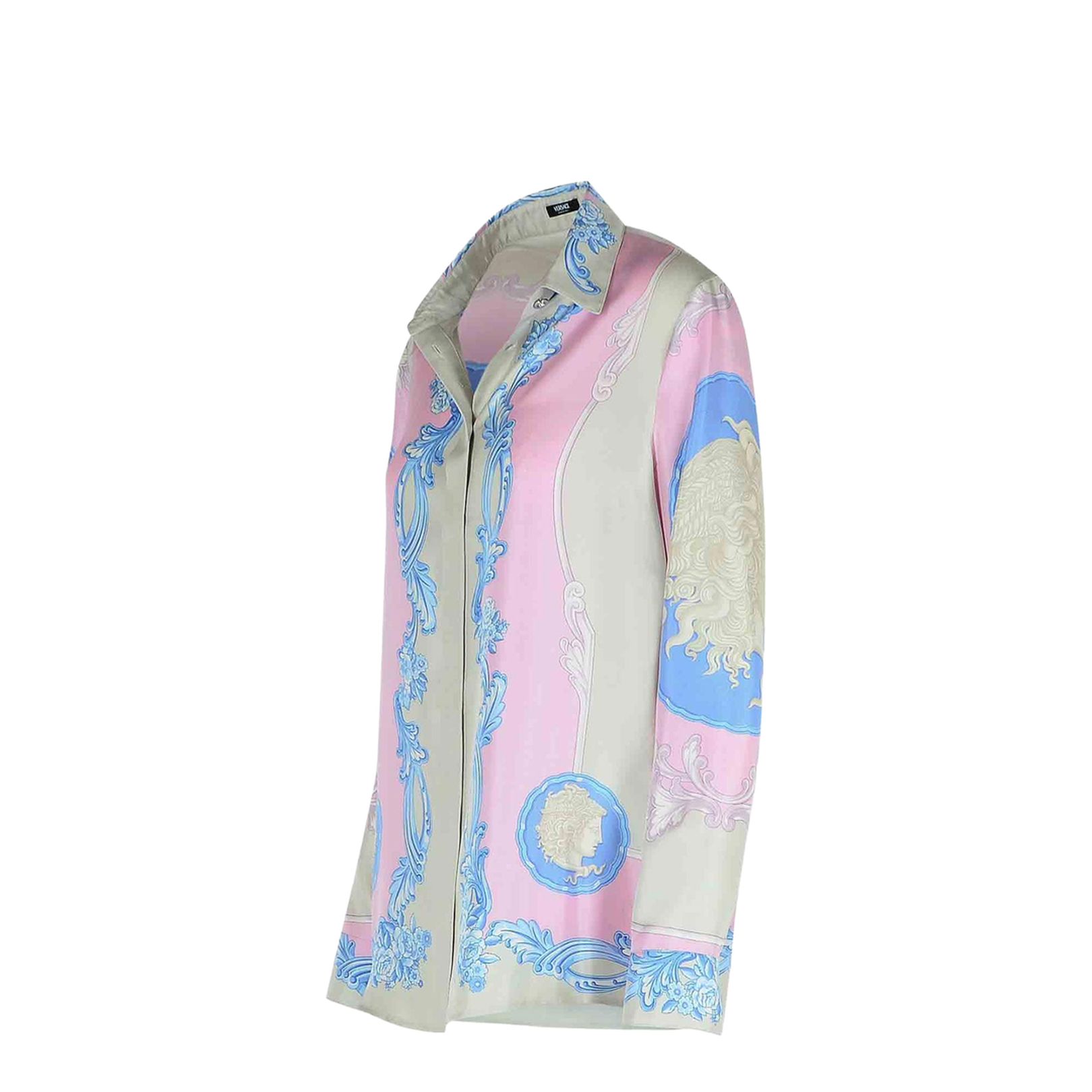 Pink Silk Shirt In Neutral