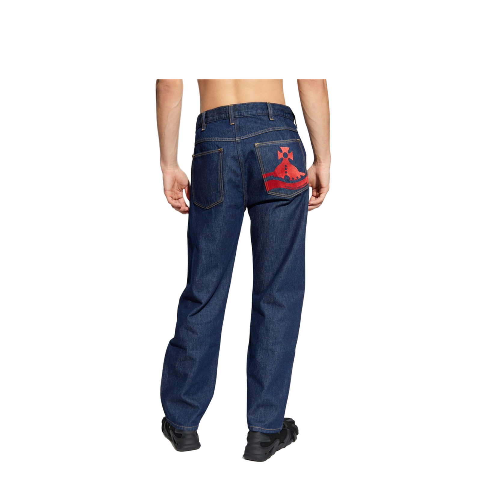 Blue Organic Cotton Denim Jeans