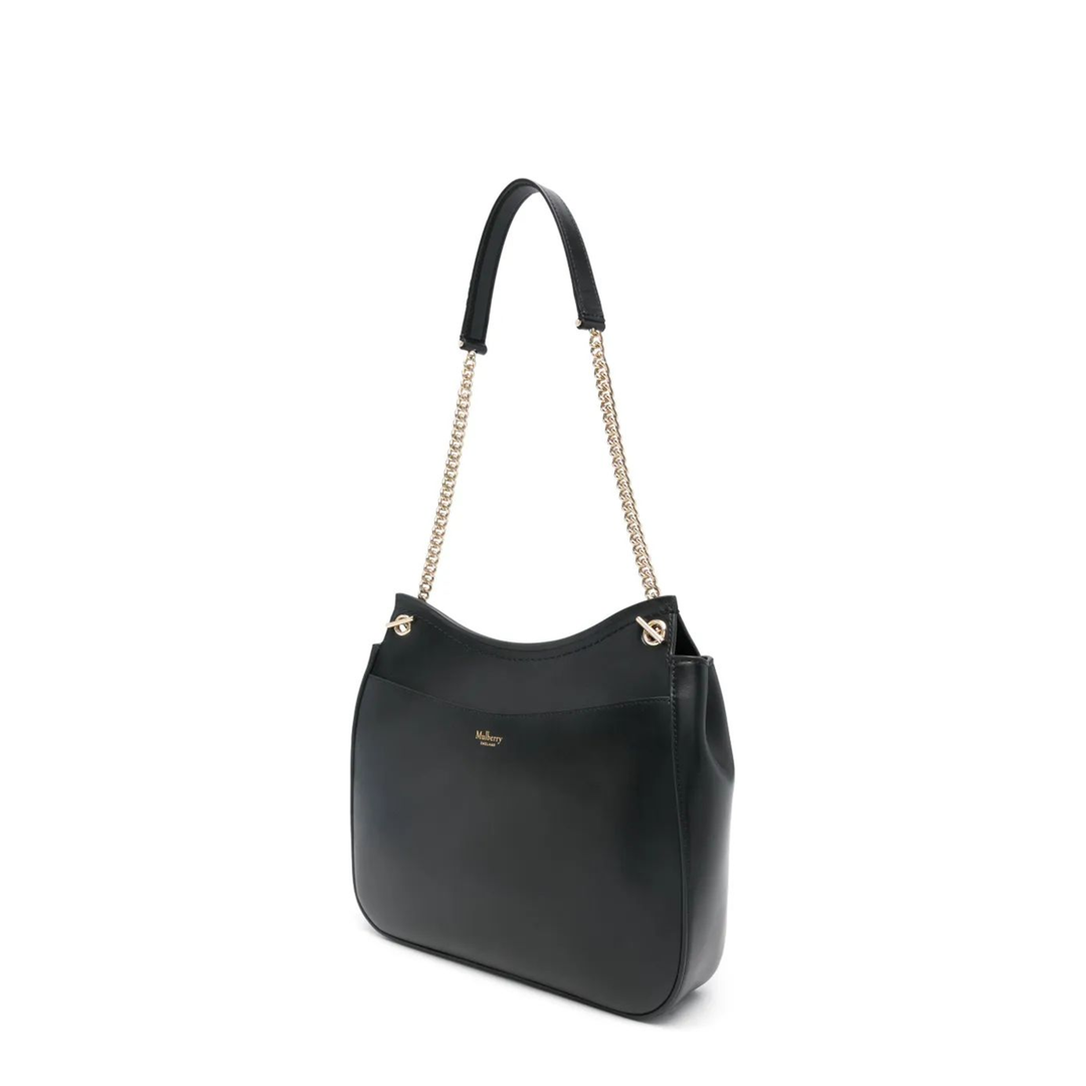 Lana Chain Shoulder High Gloss Leather