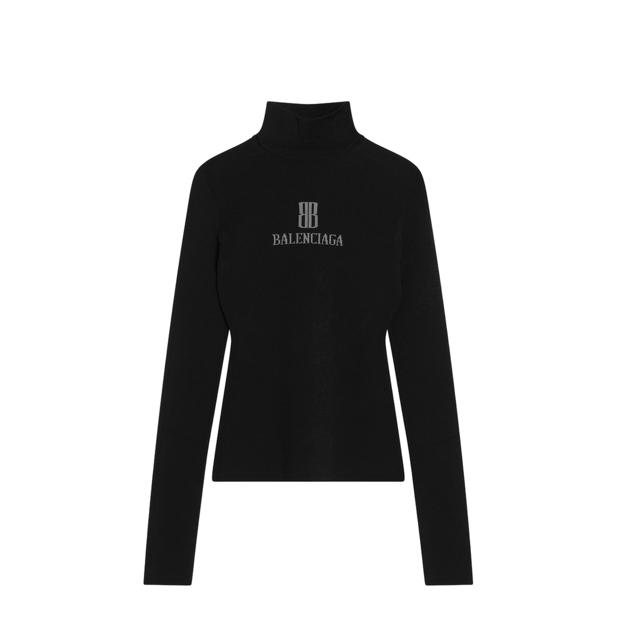 Ribbed Turtleneck Top