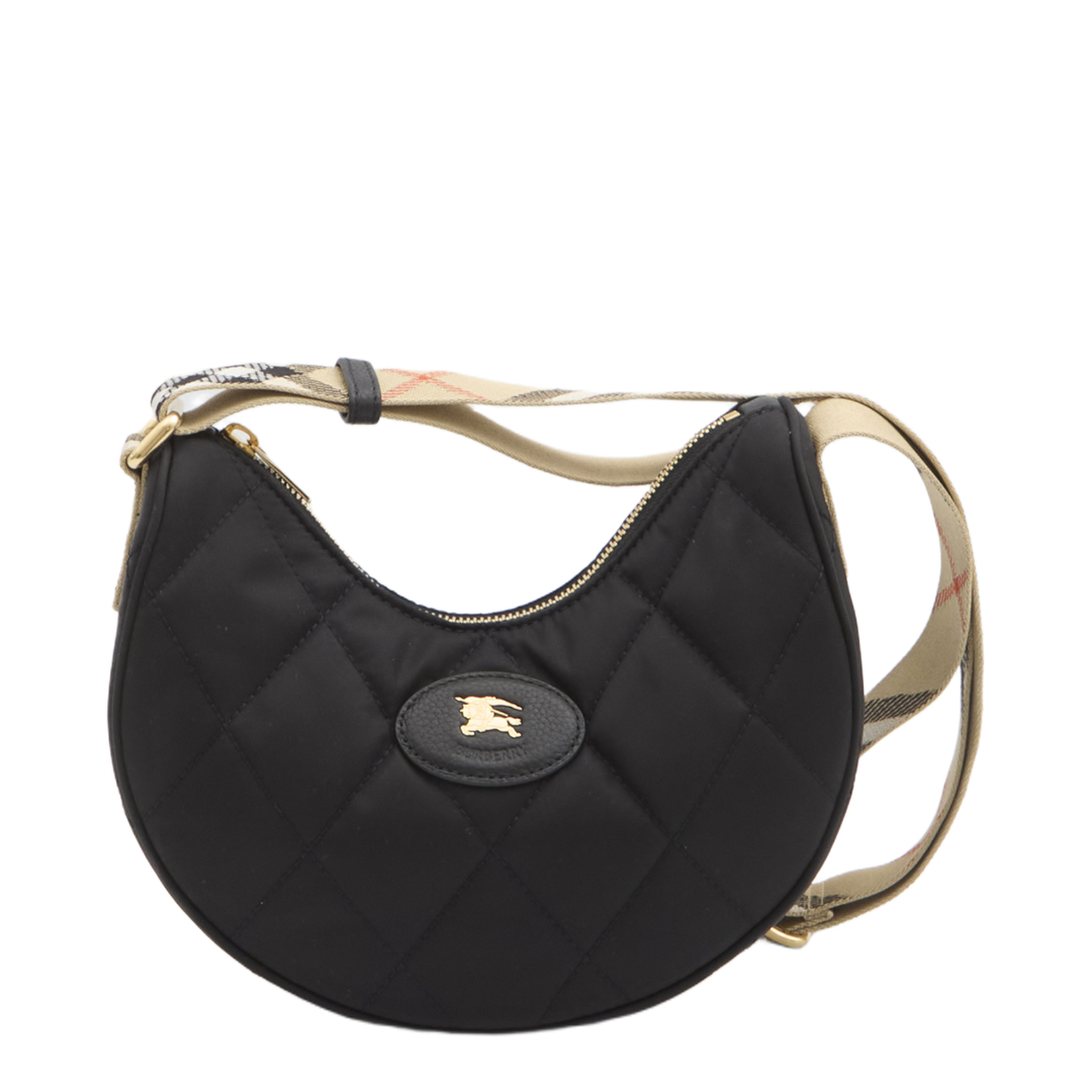 Horseshoe Nylon Shoulder Bag