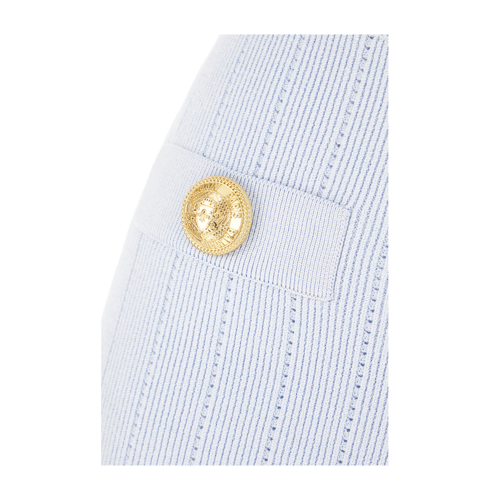 Light Blue Viscose Blend Miniskirt