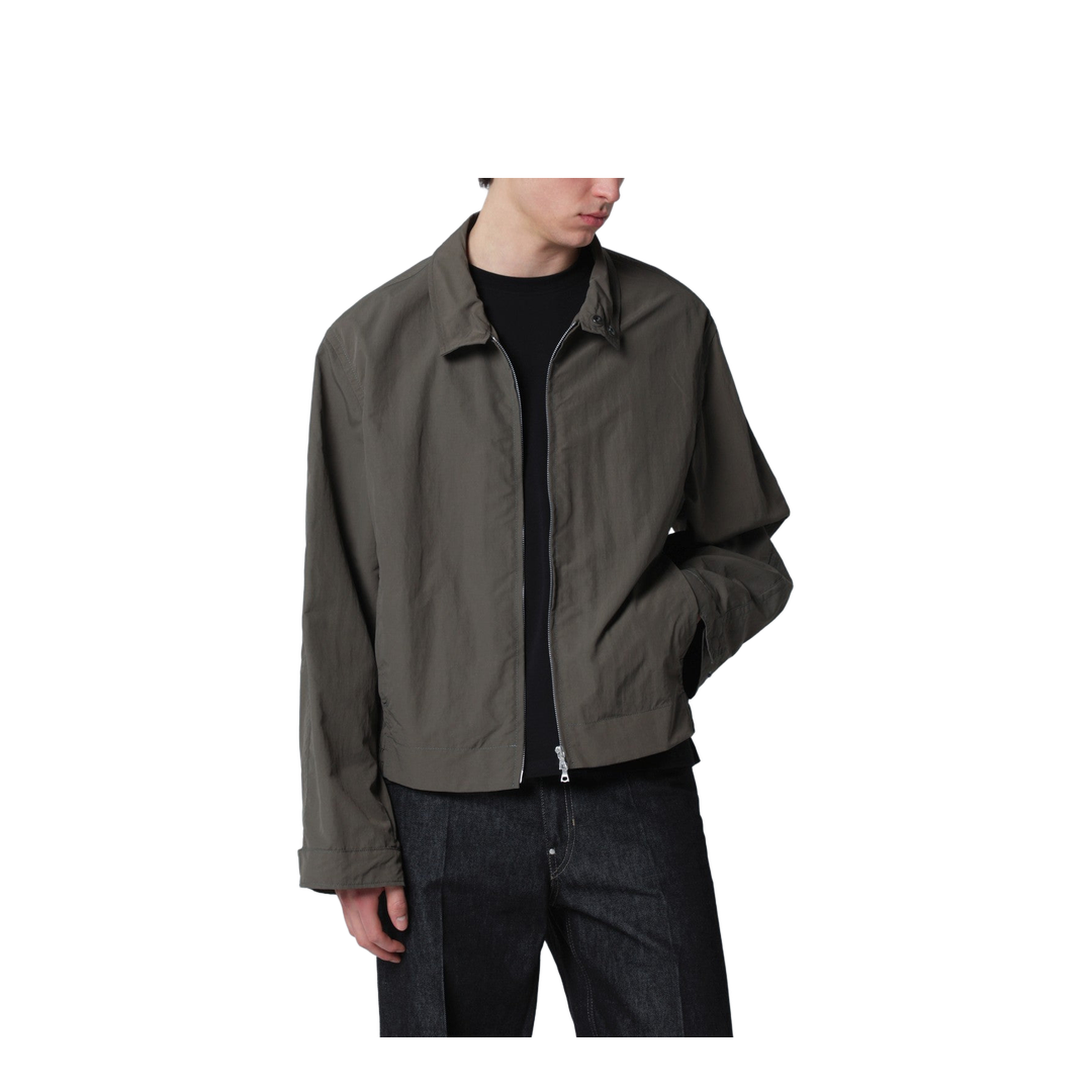 Khaki Zip-Up Jacket