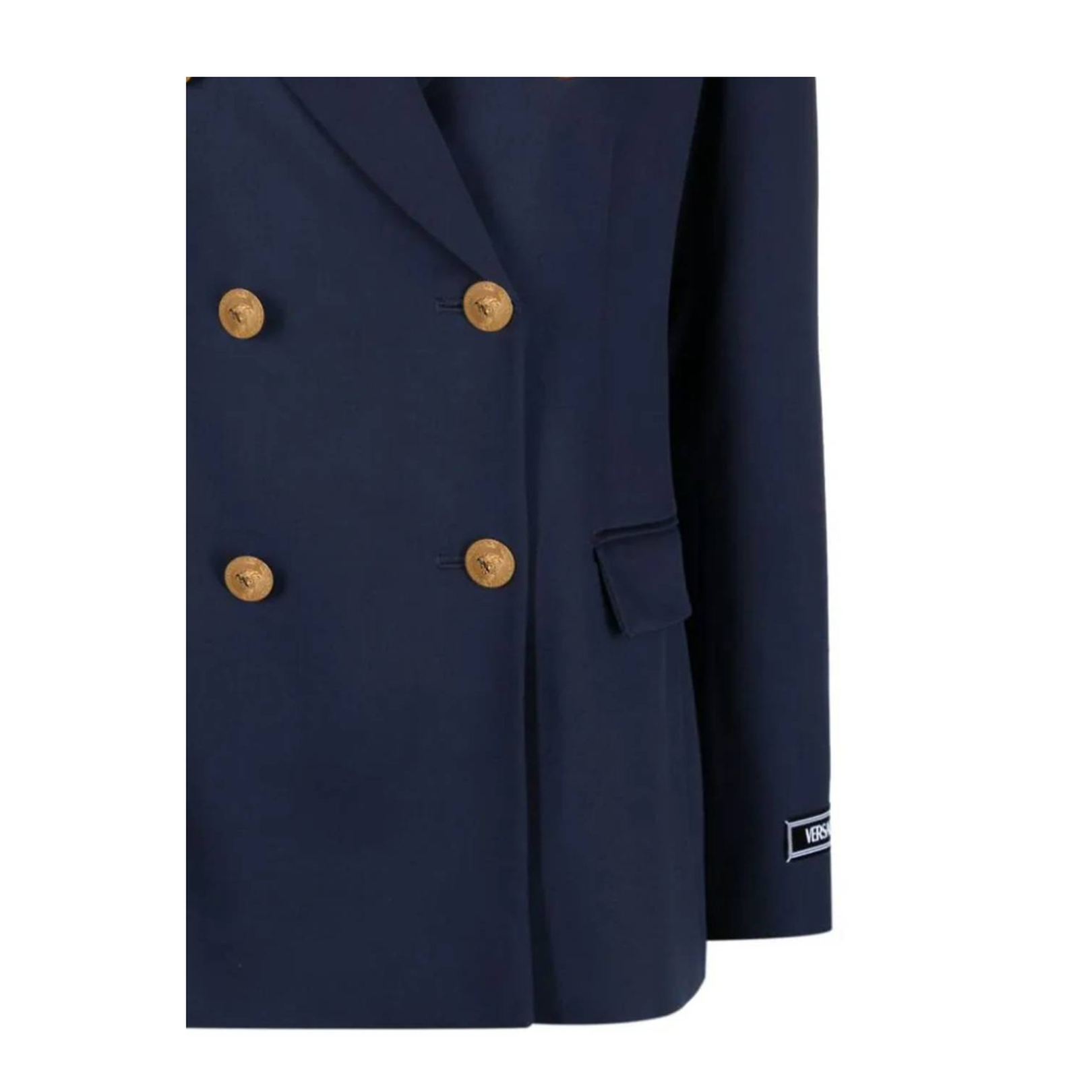 Double-Breasted Blazer Blue