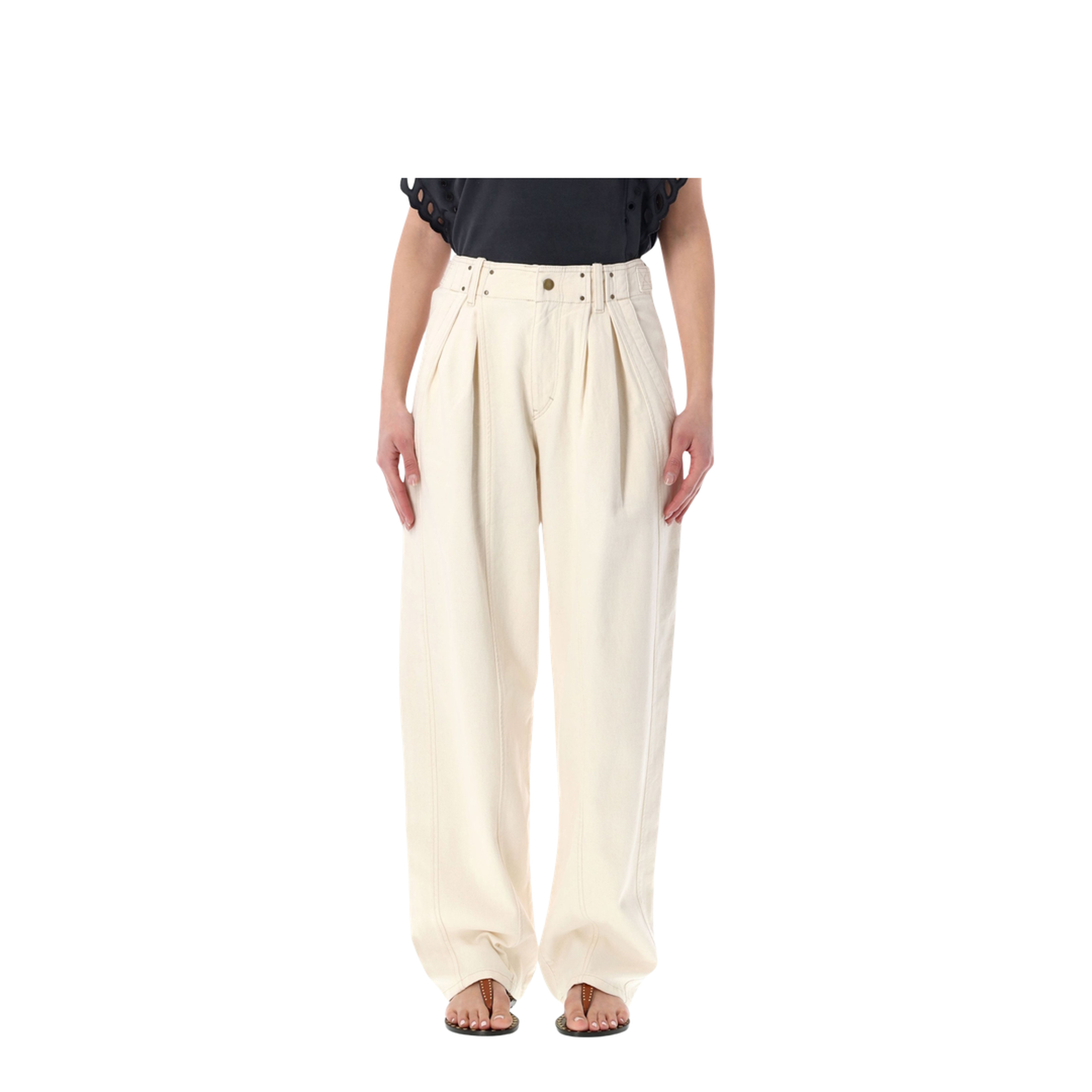MAYFEYR - Isabel Marant - Jeans Beige - PA0659FAD1G02I23EC