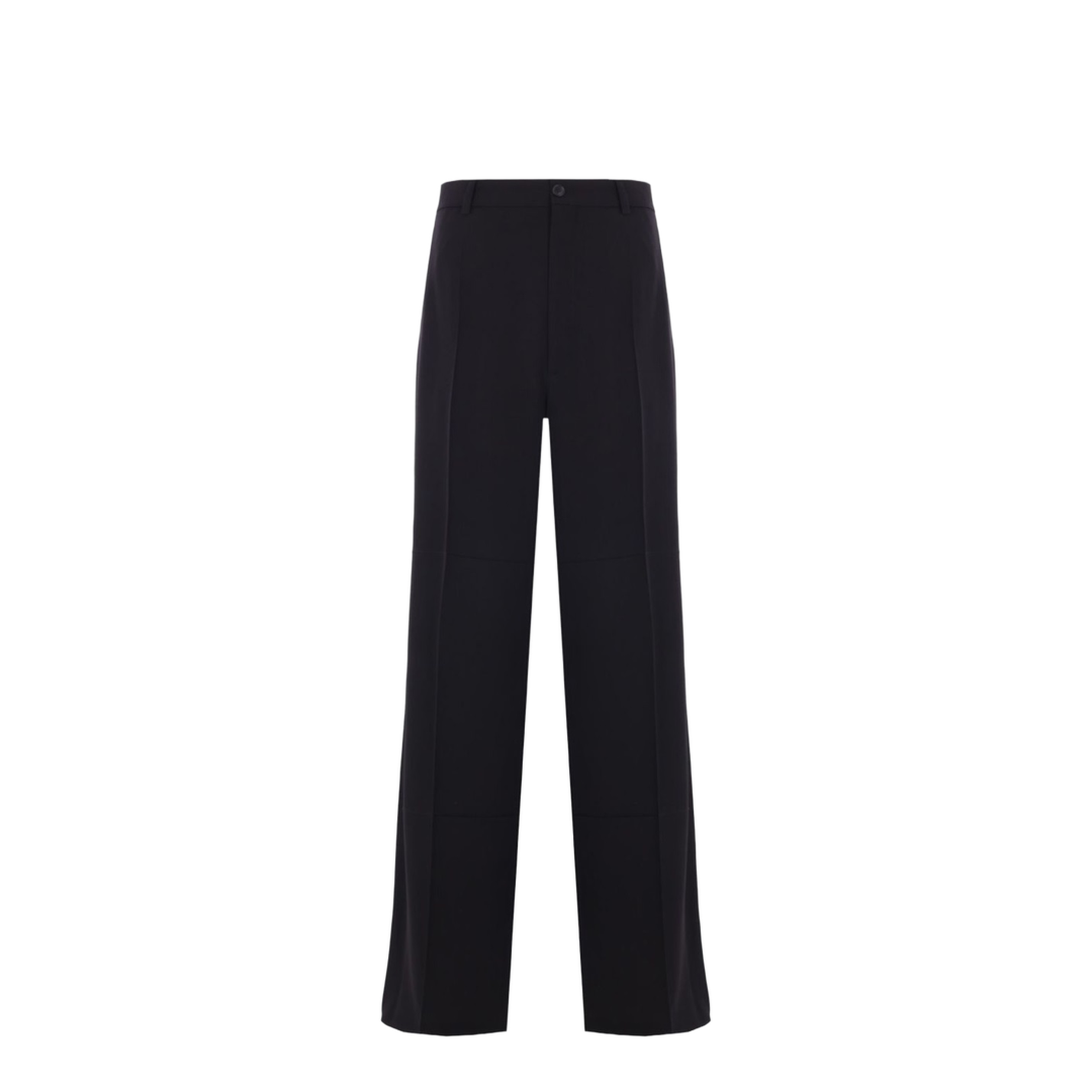 Wool Blend Tailored Pants