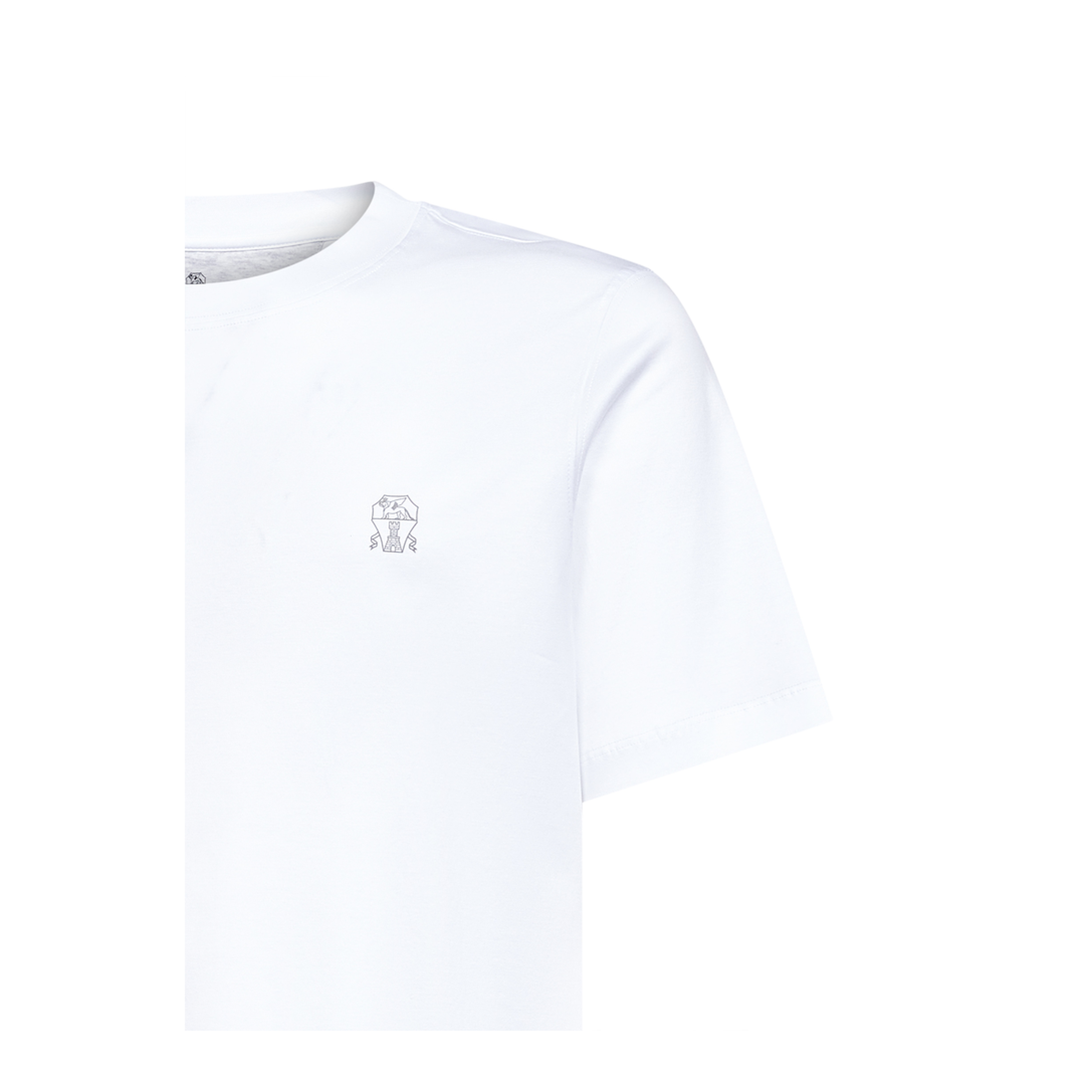 Cotton T-Shirt with Logo Print