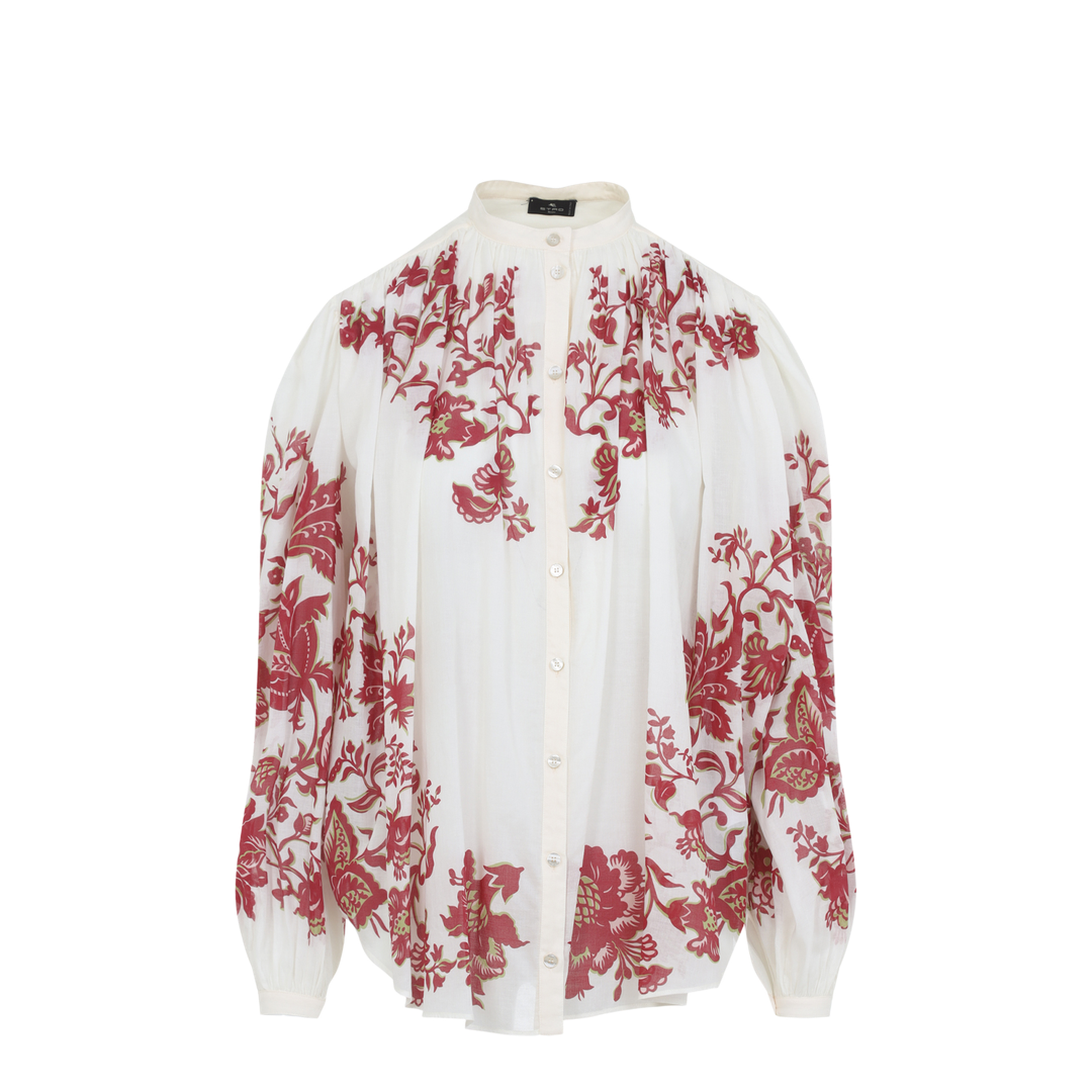 MAYFEYR - Etro - Pleates Band Collar Shirt - WRIA004899SP5I8