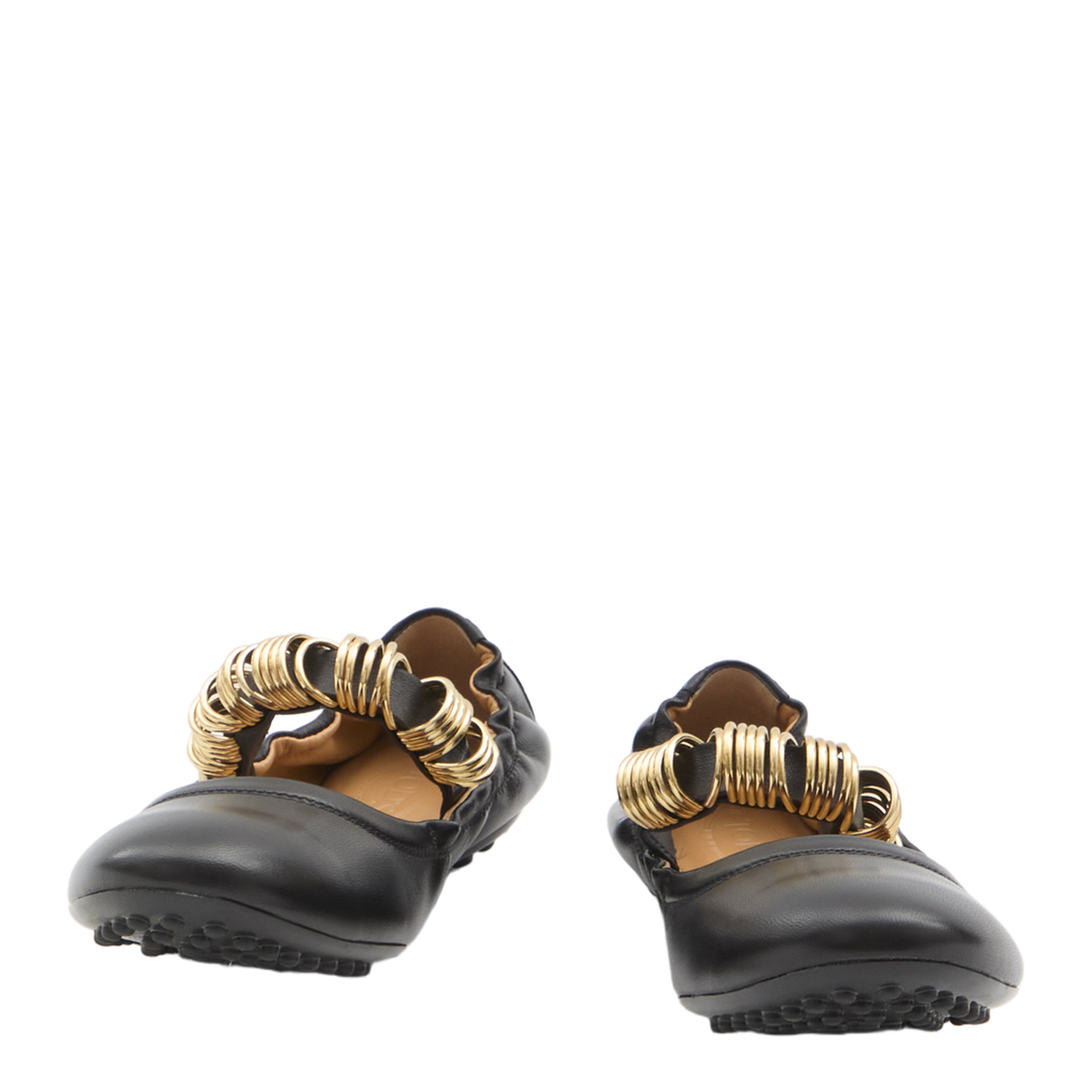 Ballet Flats with Eyelets