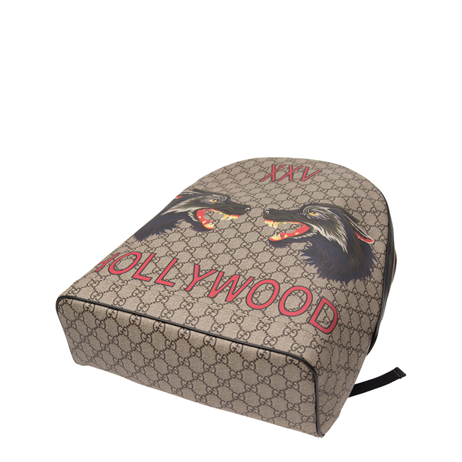 Ophidia Small Crossbody Bag in Beige and Ebony Supreme