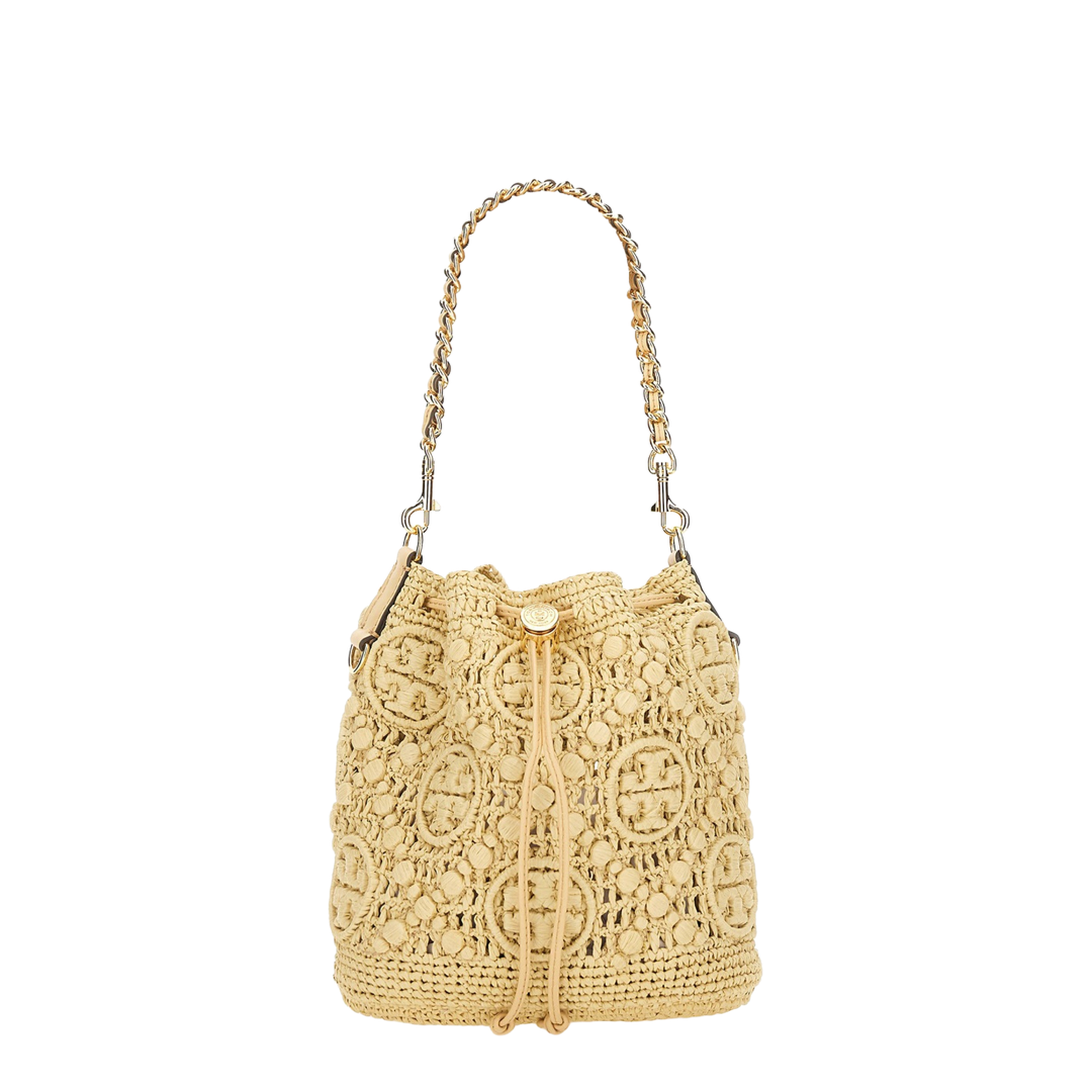 T Monogram Bucket Bag