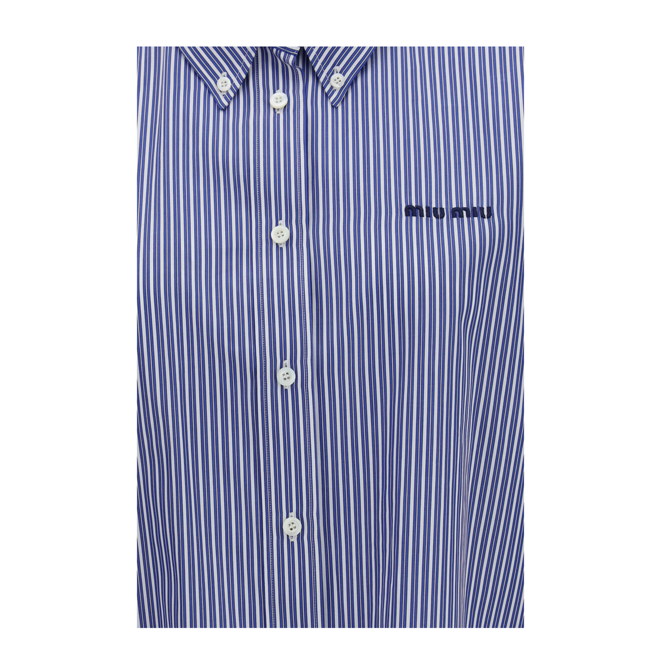 MAYFEYR - Miu Miu - Striped Cotton Shirt - MK2047SOOO195D