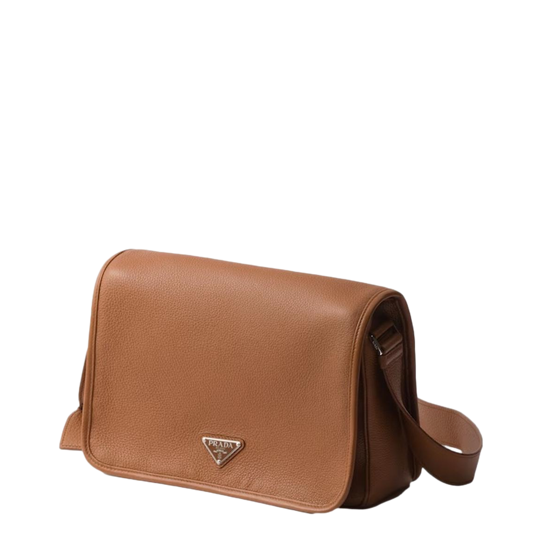 Caramel Leather Crossbody Bag