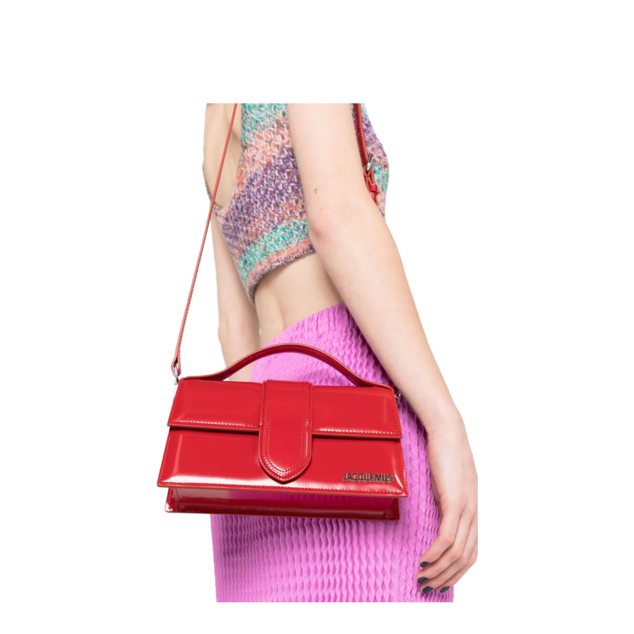 Red Patent Leather Bag