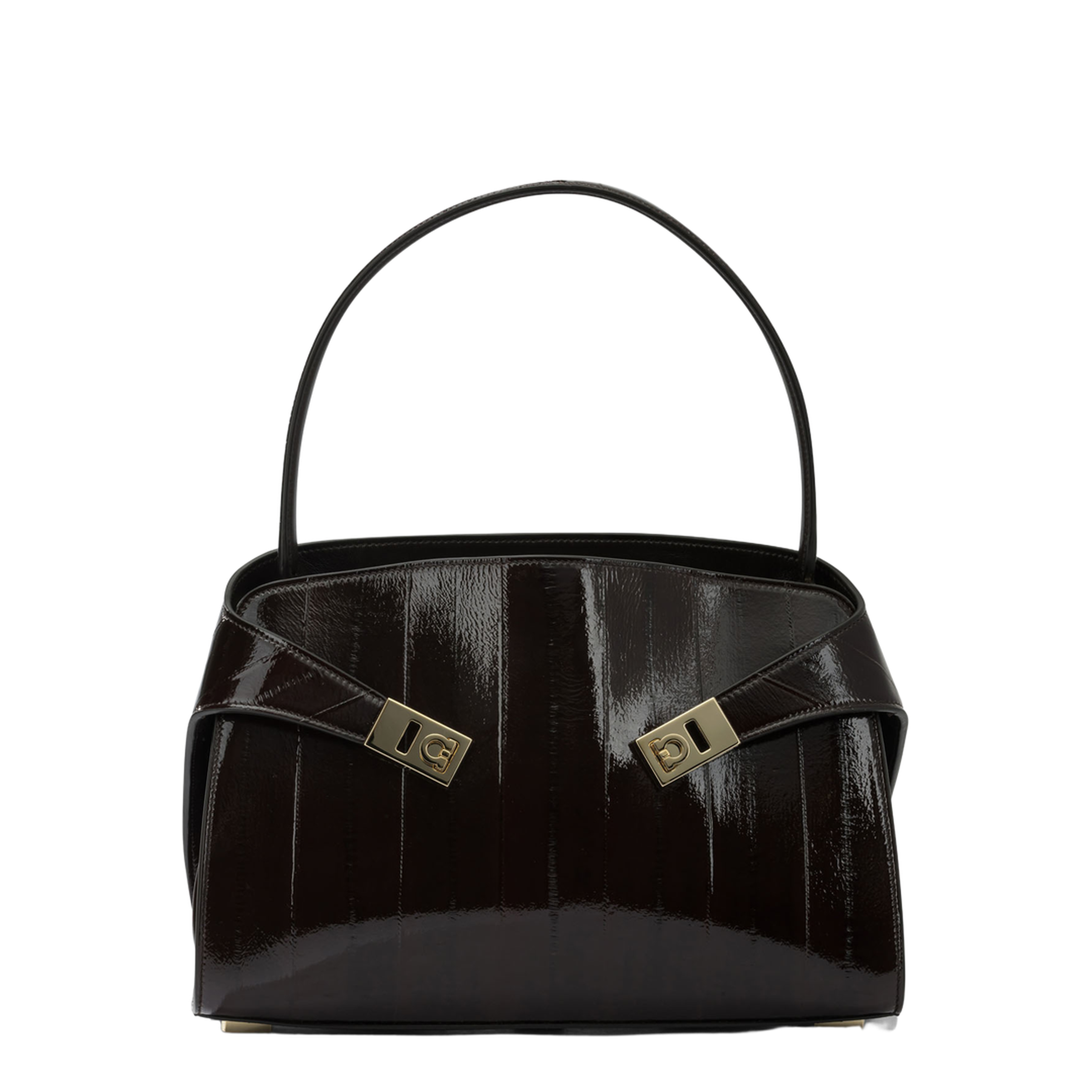 Hug Soft Medium Suede Shoulder Bag - Dark Brown
