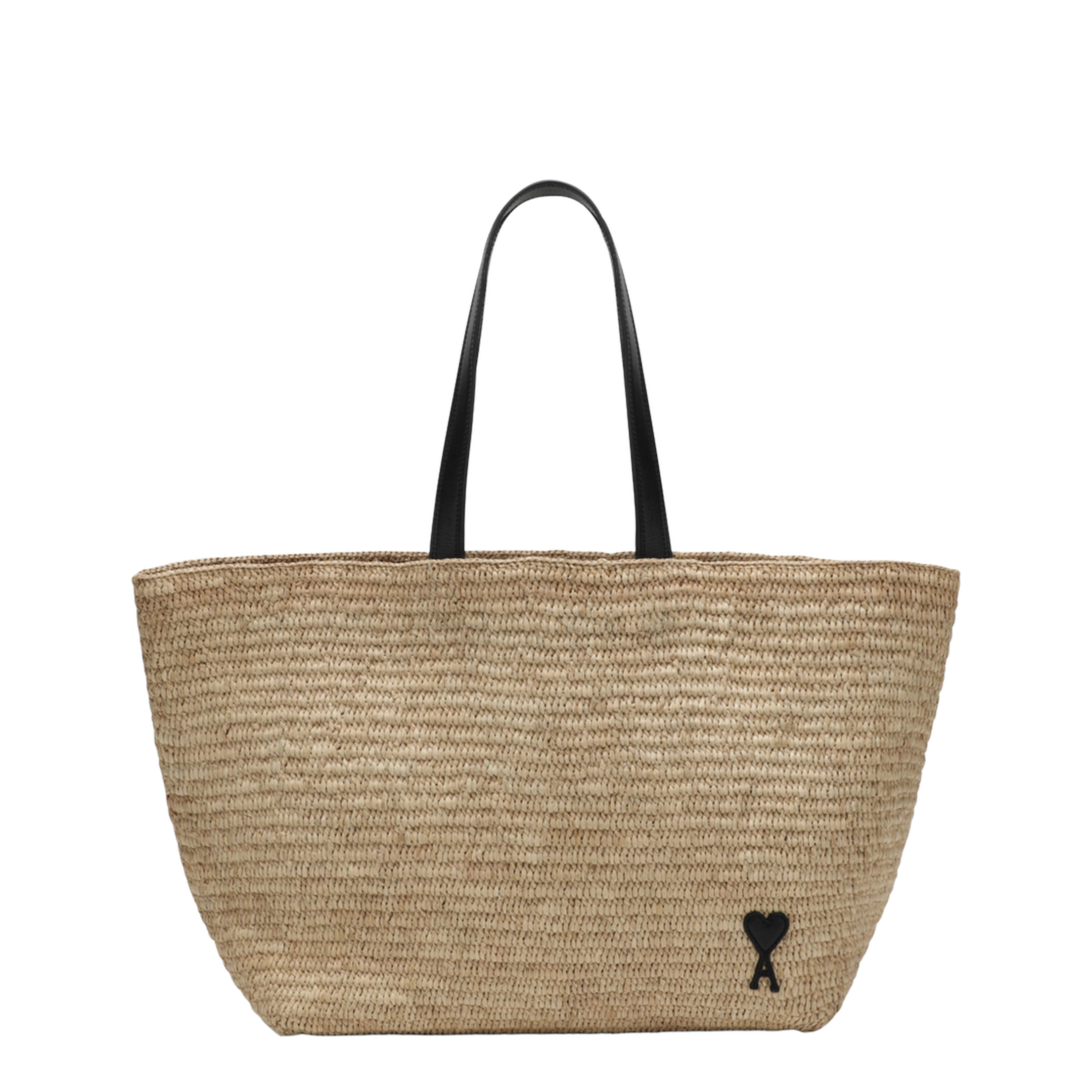 Rafia Ami De Coeur Tote Bag - Natural