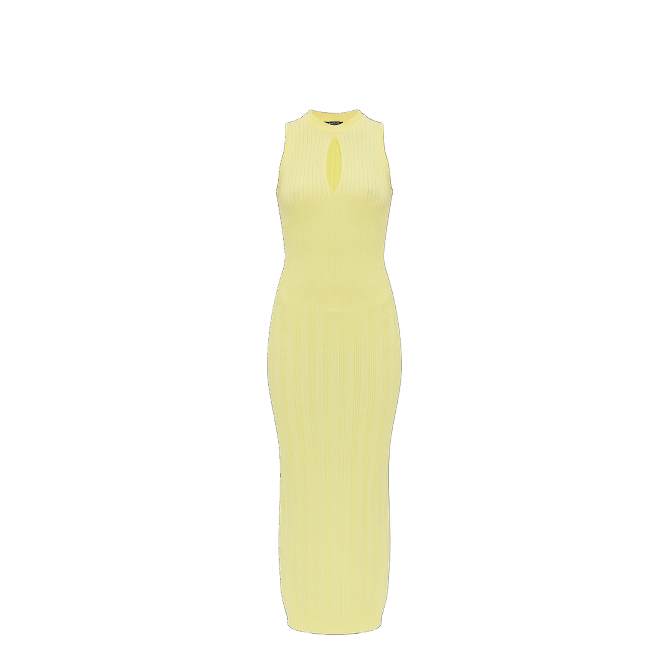 Ribbed Dress Yellow