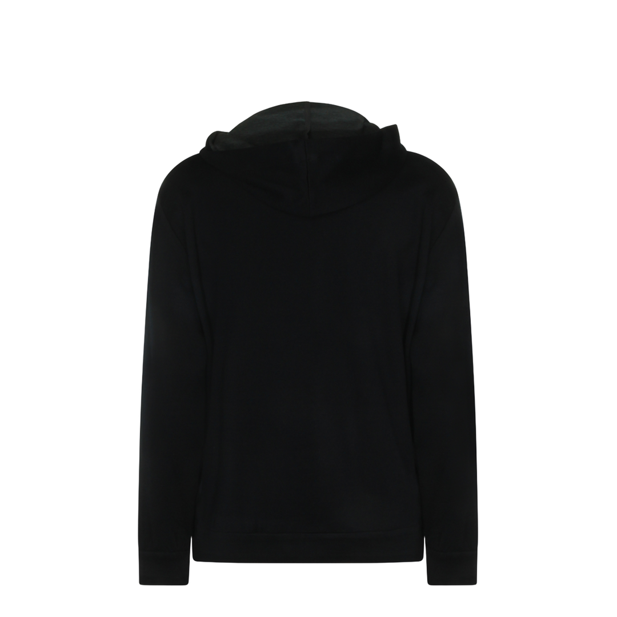 Cotton and Silk Interlock Hooded Topwear