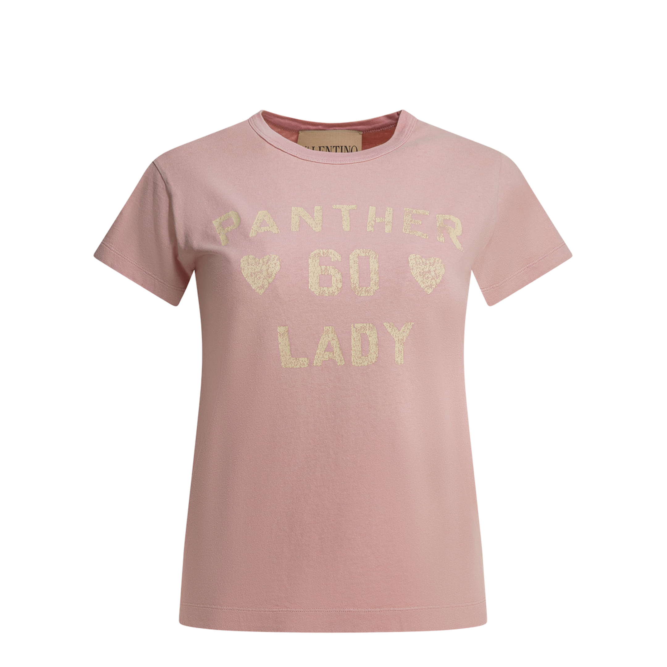 Printed Cotton T-Shirt Pink