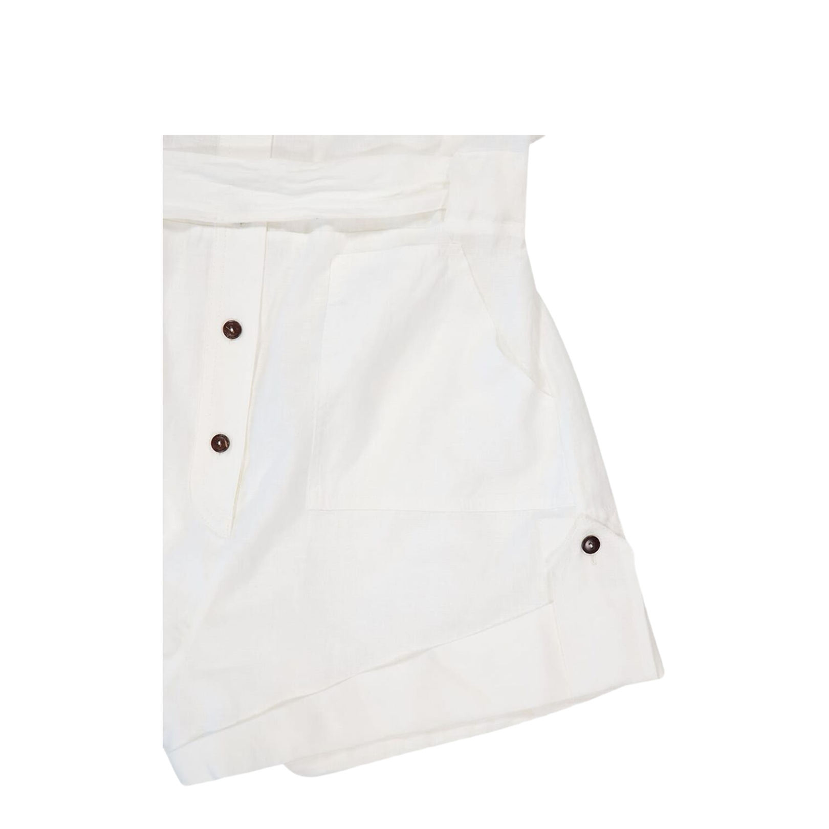 Shirt Collar Wide Sleeve Short Sleeve Belted