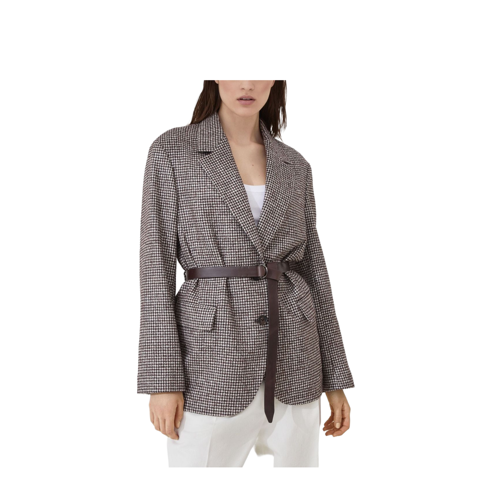 Lapel Collar Long Sleeve Button Cuff Shirt