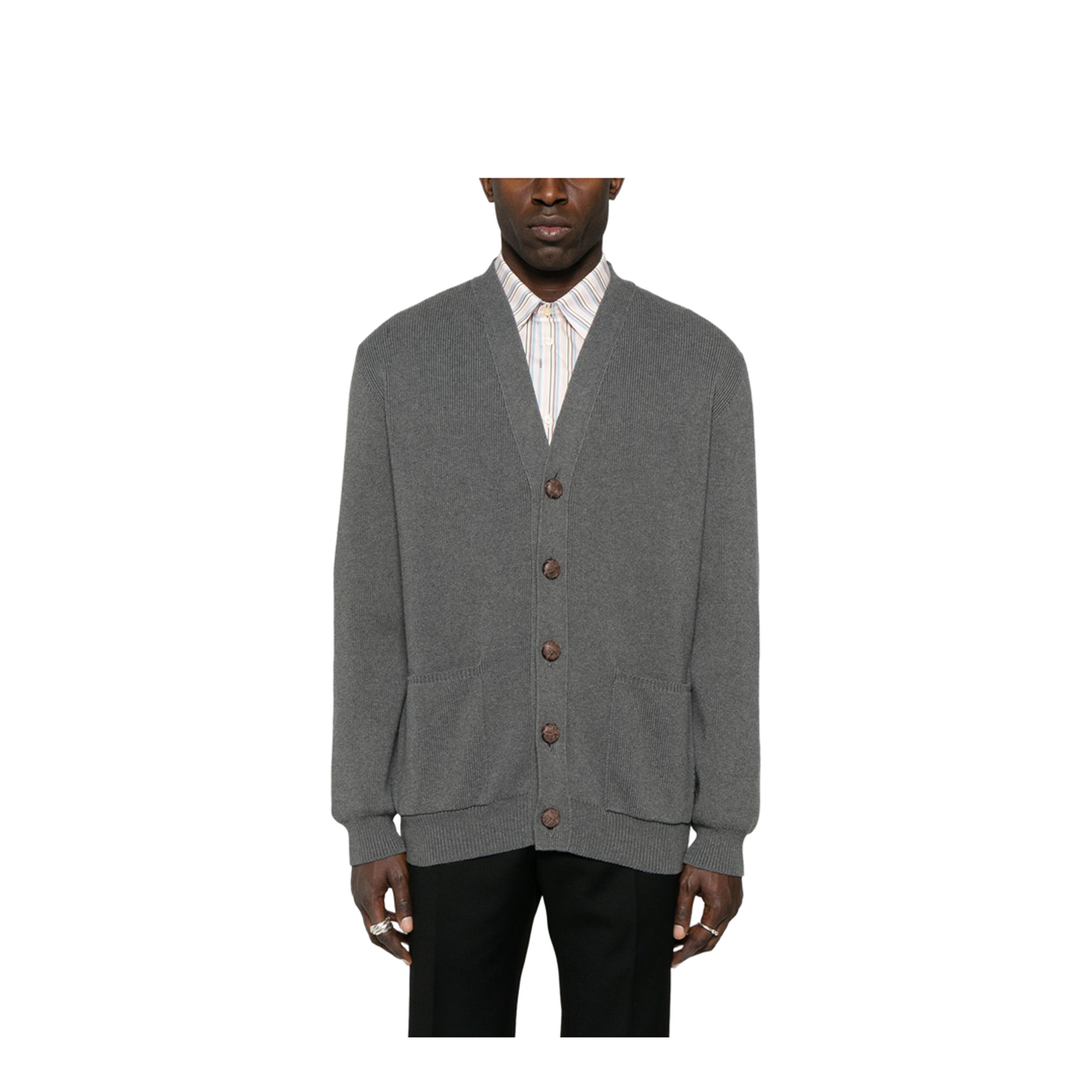 Melange Cotton Cardigan