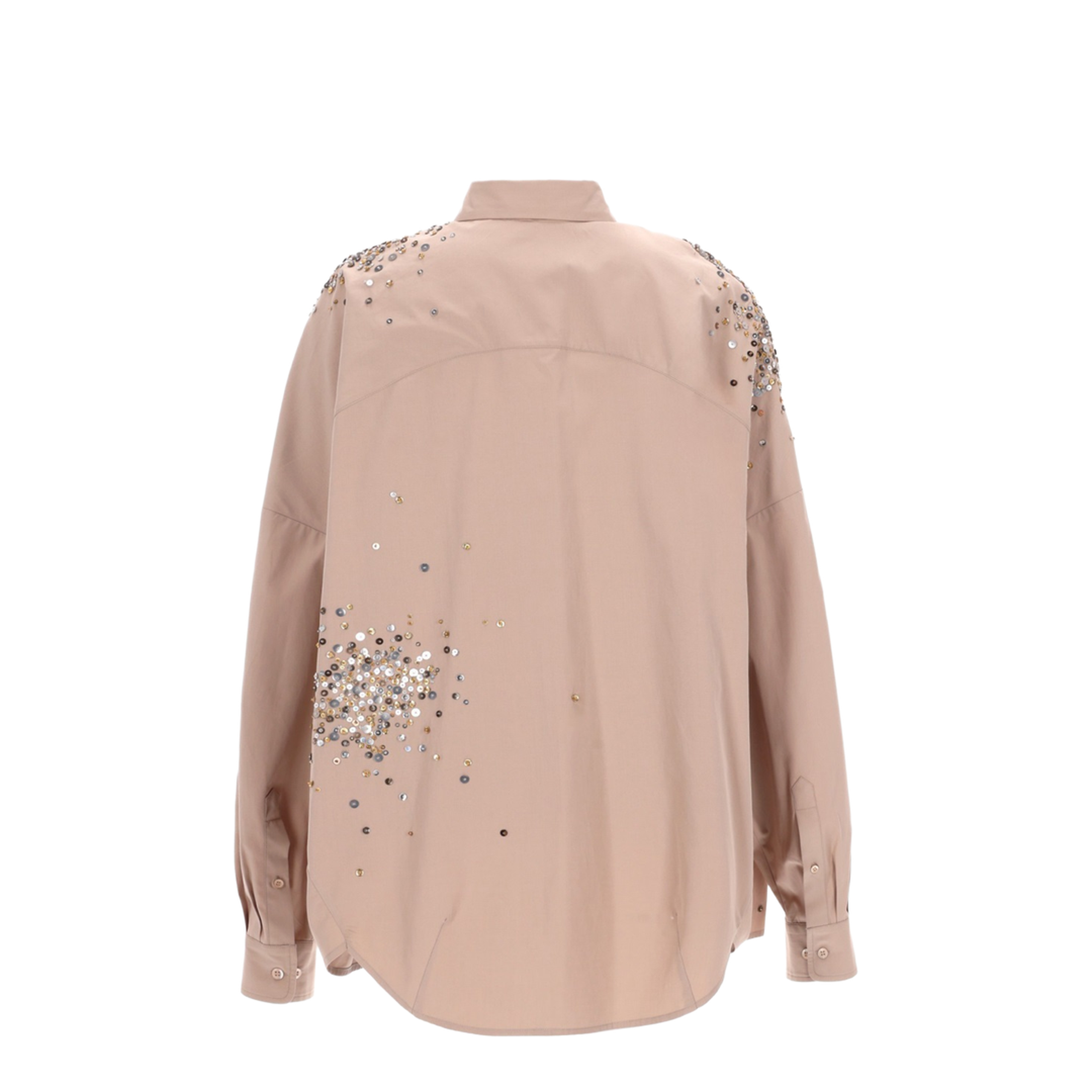 Casia Oversized Shirt in Embroidered Poplin