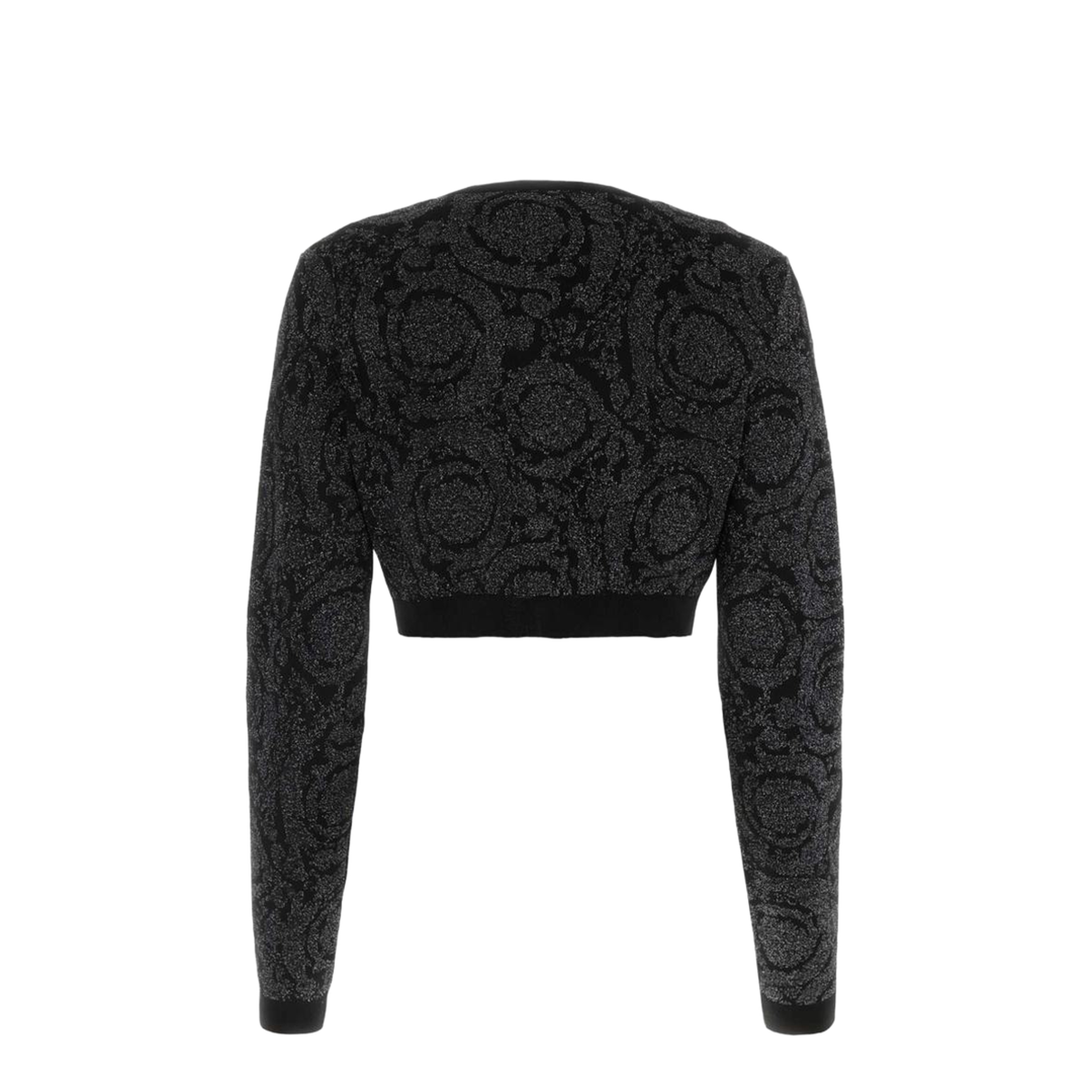 Black Viscose Blend Cardigan