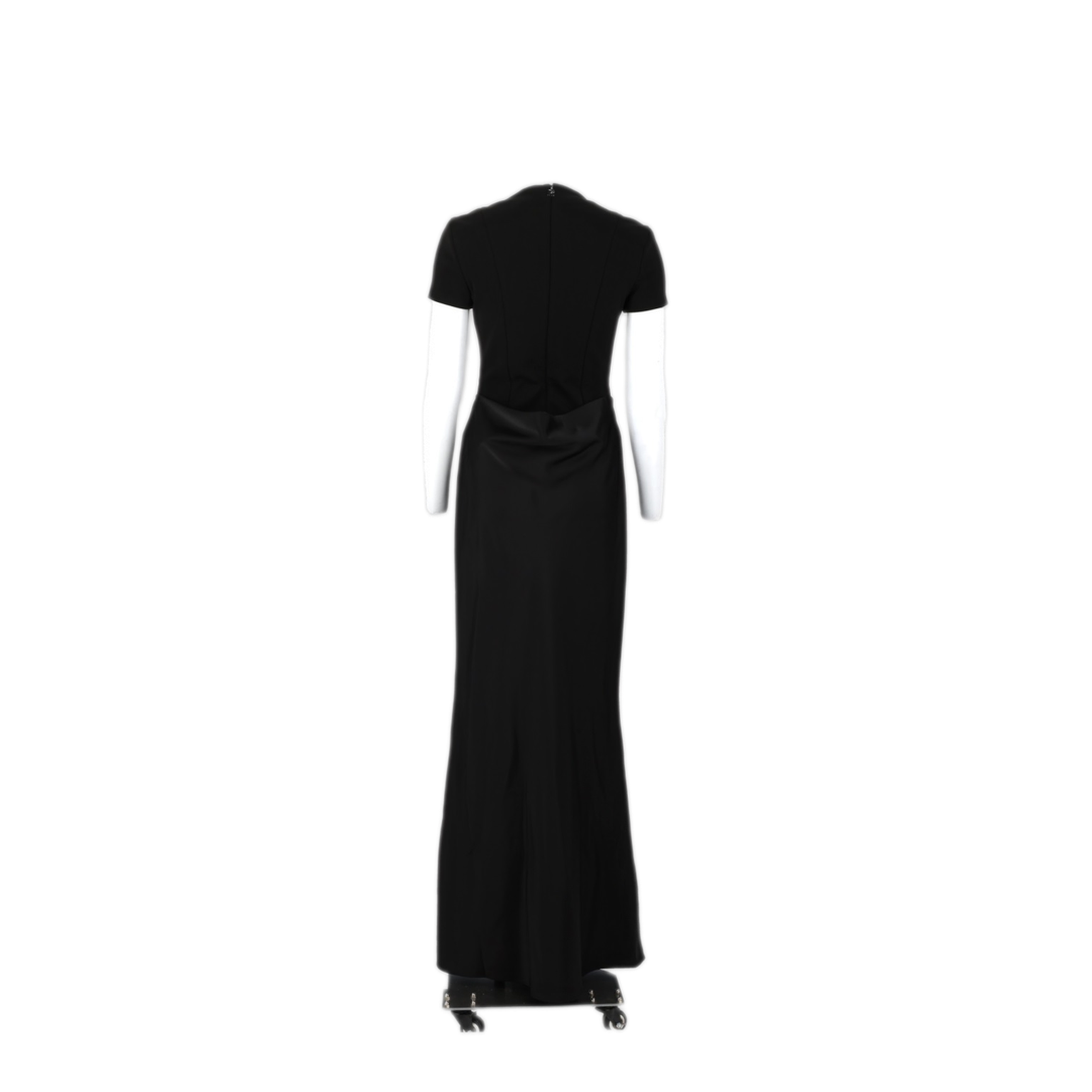 MAYFEYR - Rotate - Long Dress With Short Sleeves And Draping - 116234100BCR716100