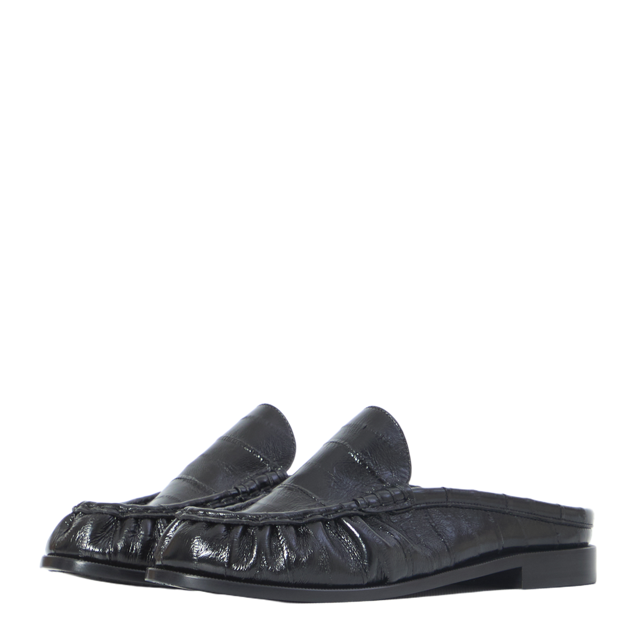 MAYFEYR - Saint Laurent - Le Loafer Loafers In Eel Skin - 8697420WXAF1000