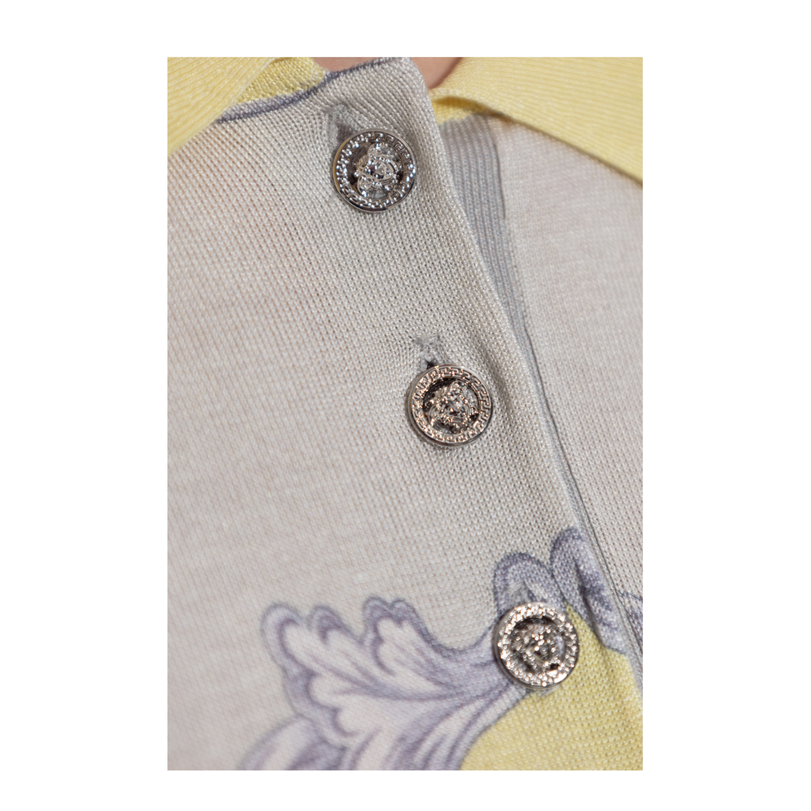 Cameo Silk Knit Polo