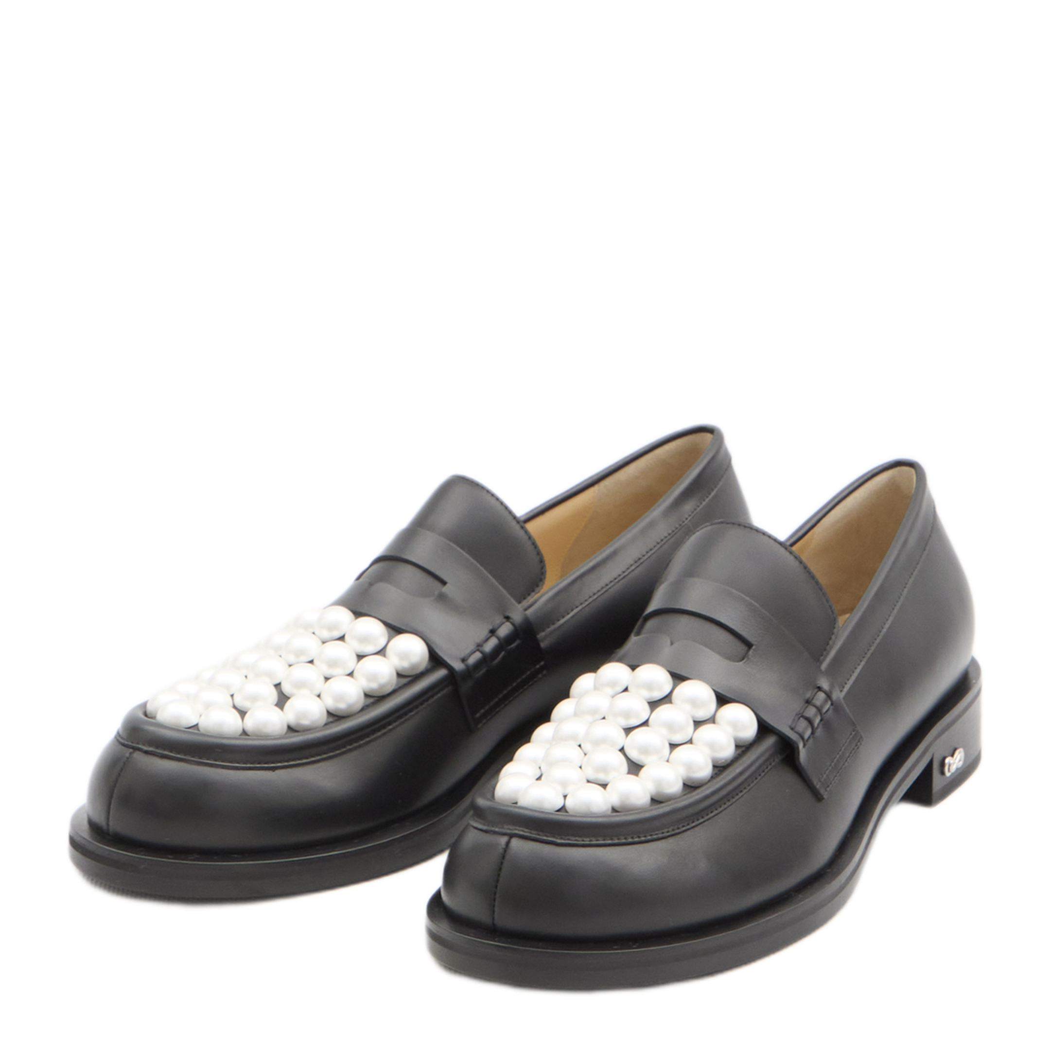 MAYFEYR - Mach & Mach - Sirene Loafers In Black Leather - PF24-S0776-30CLFB02