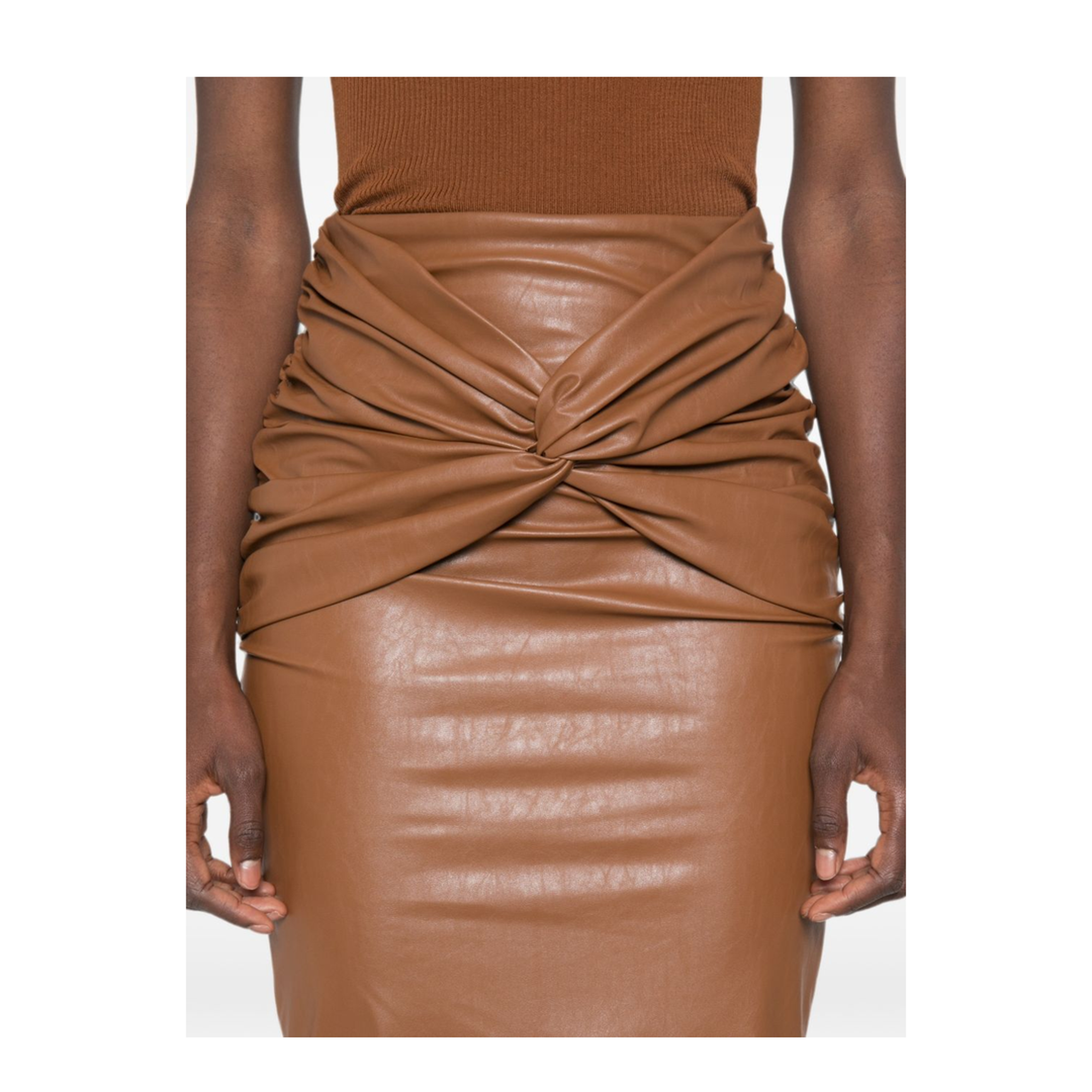 MAYFEYR - Elisabetta Franchi - Skirts Brown - GO21966E2FK3