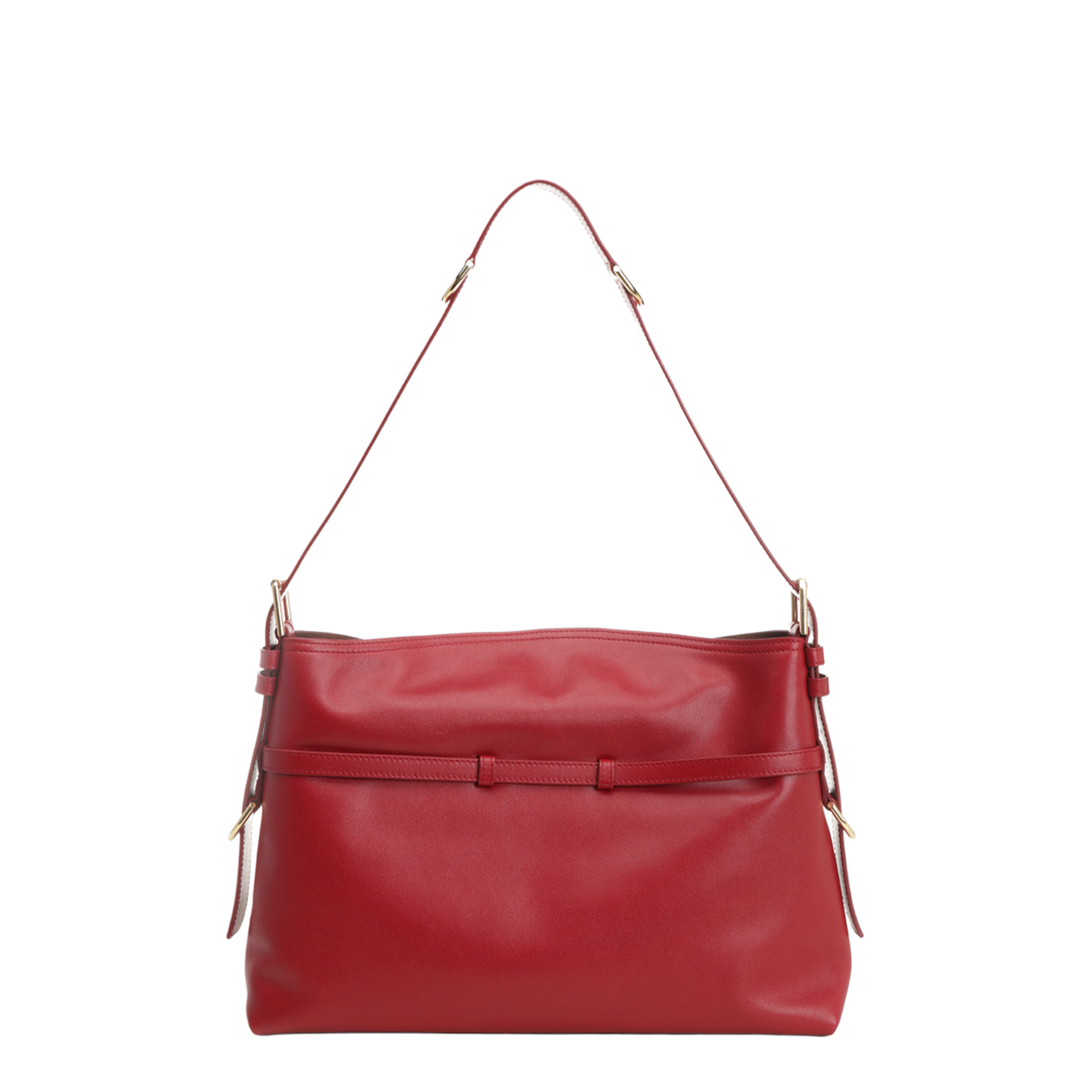 Medium Voyou Bag in Shiny Leather