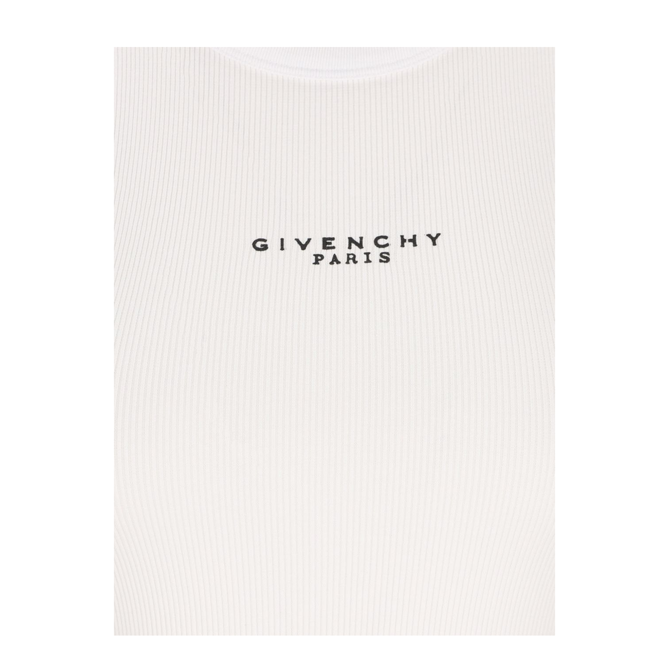 Logo Ribbed Tank Top