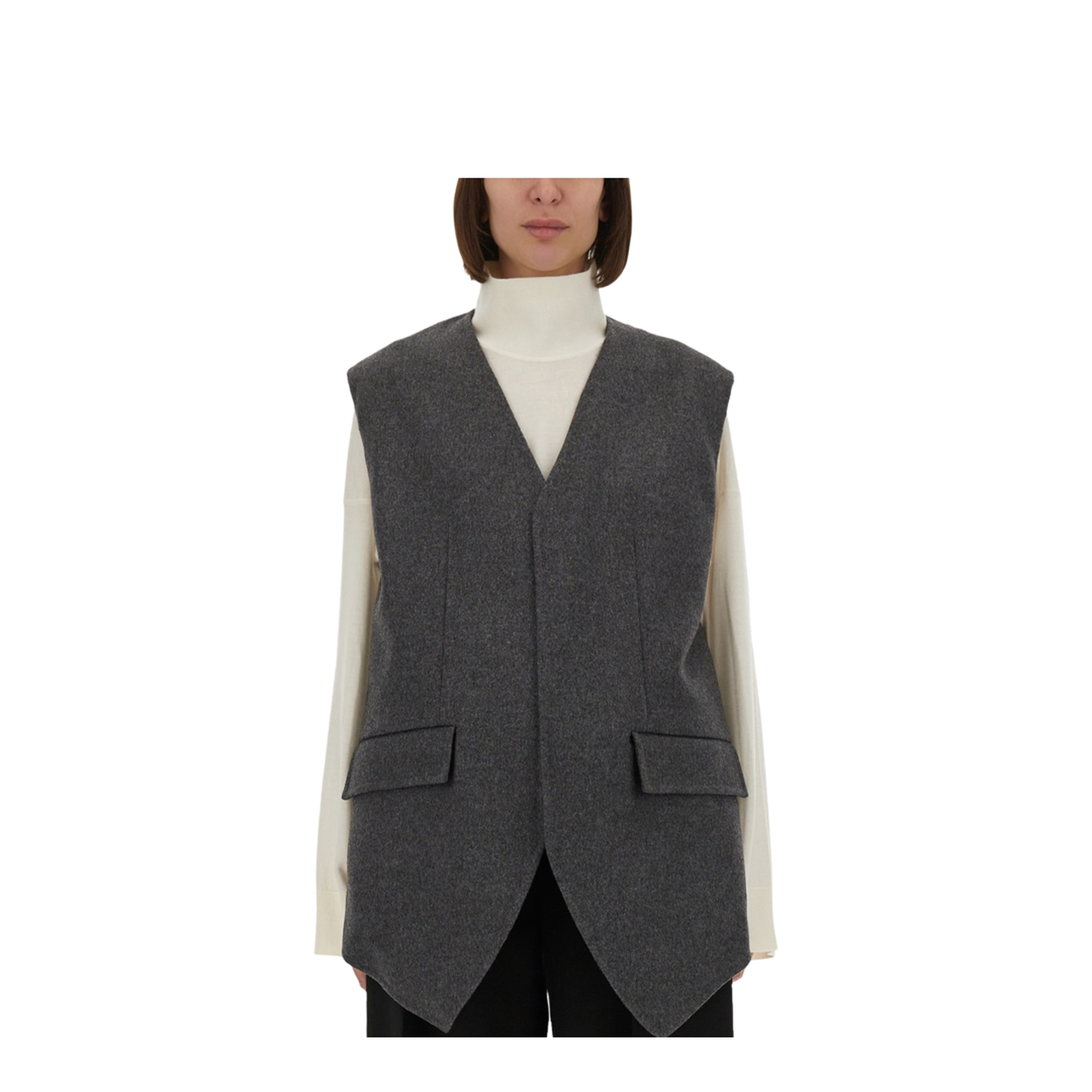 Double Face Wool Vest