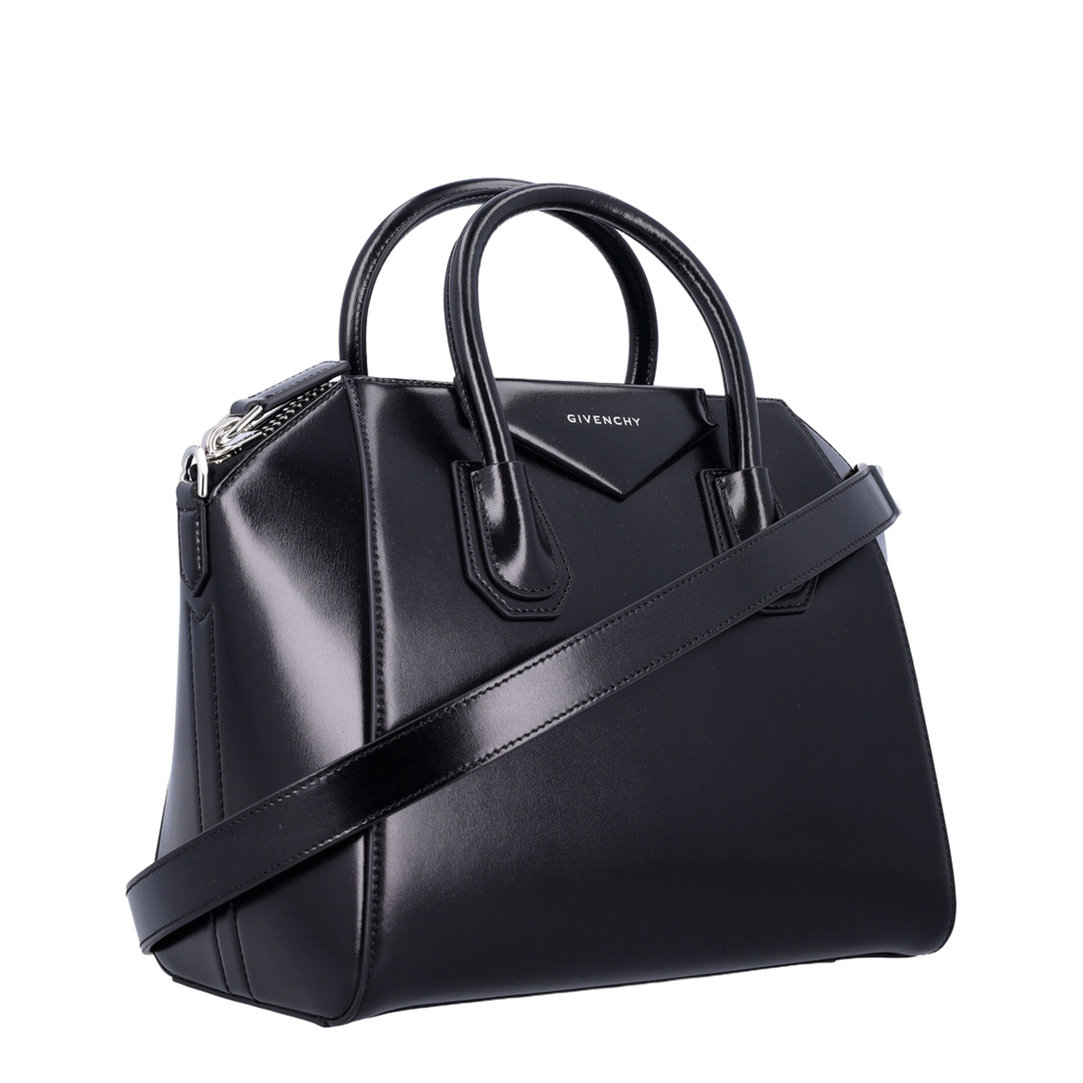 Antigona Small Leather Shoulder Bag