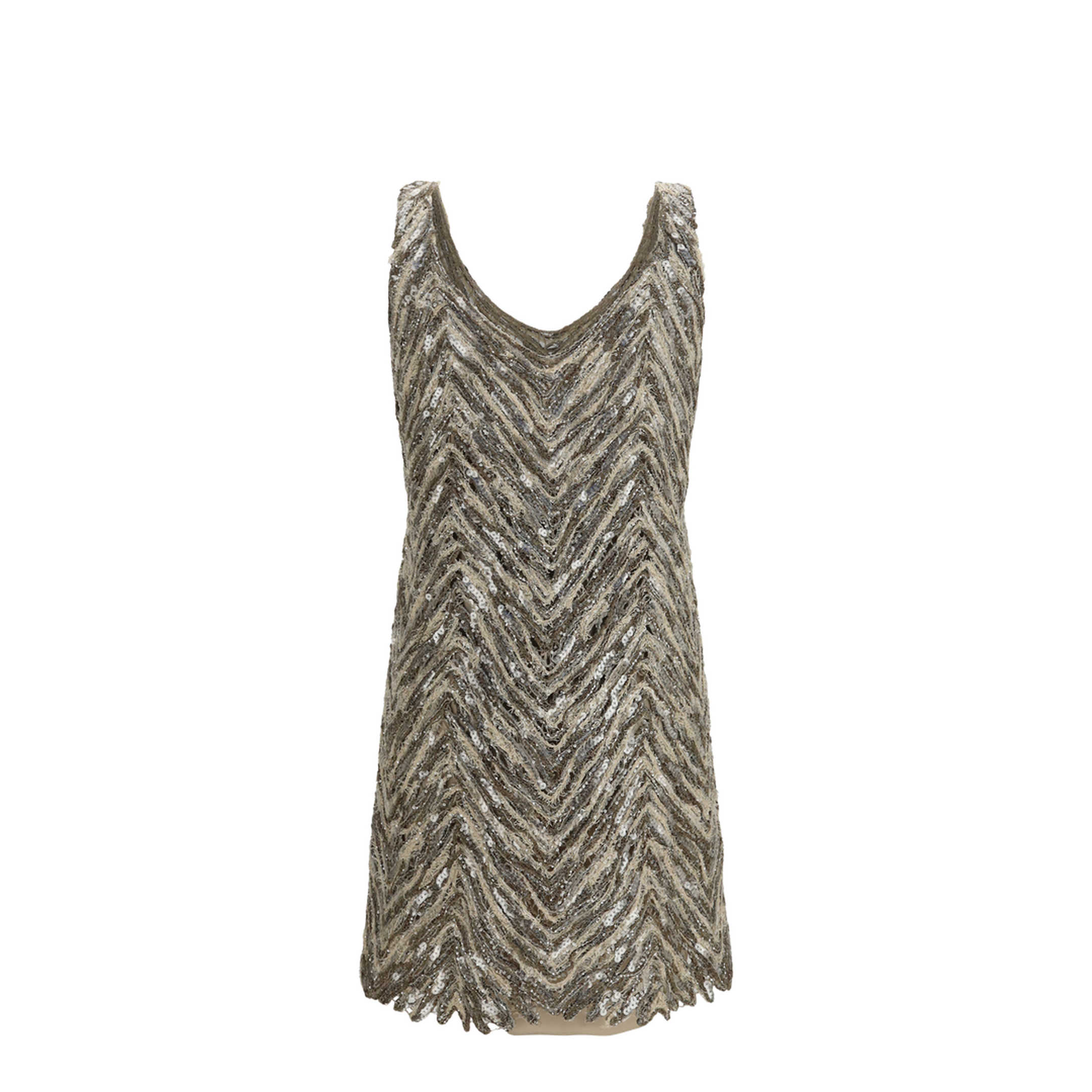 MAYFEYR - Brunello Cucinelli - Short Sequin Dress - MCWR07A92
