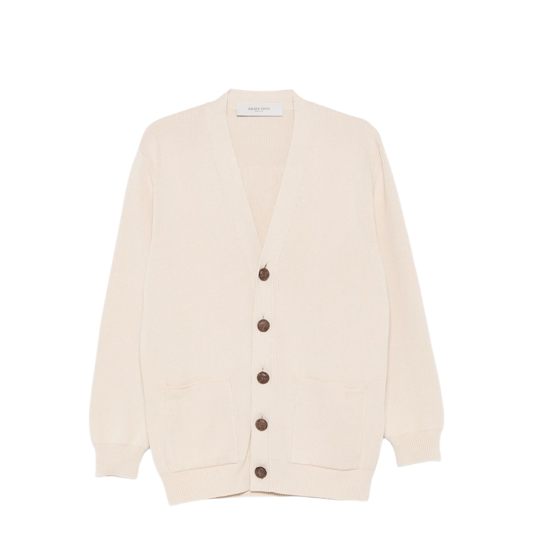 Cotton V-Necked Cardigan