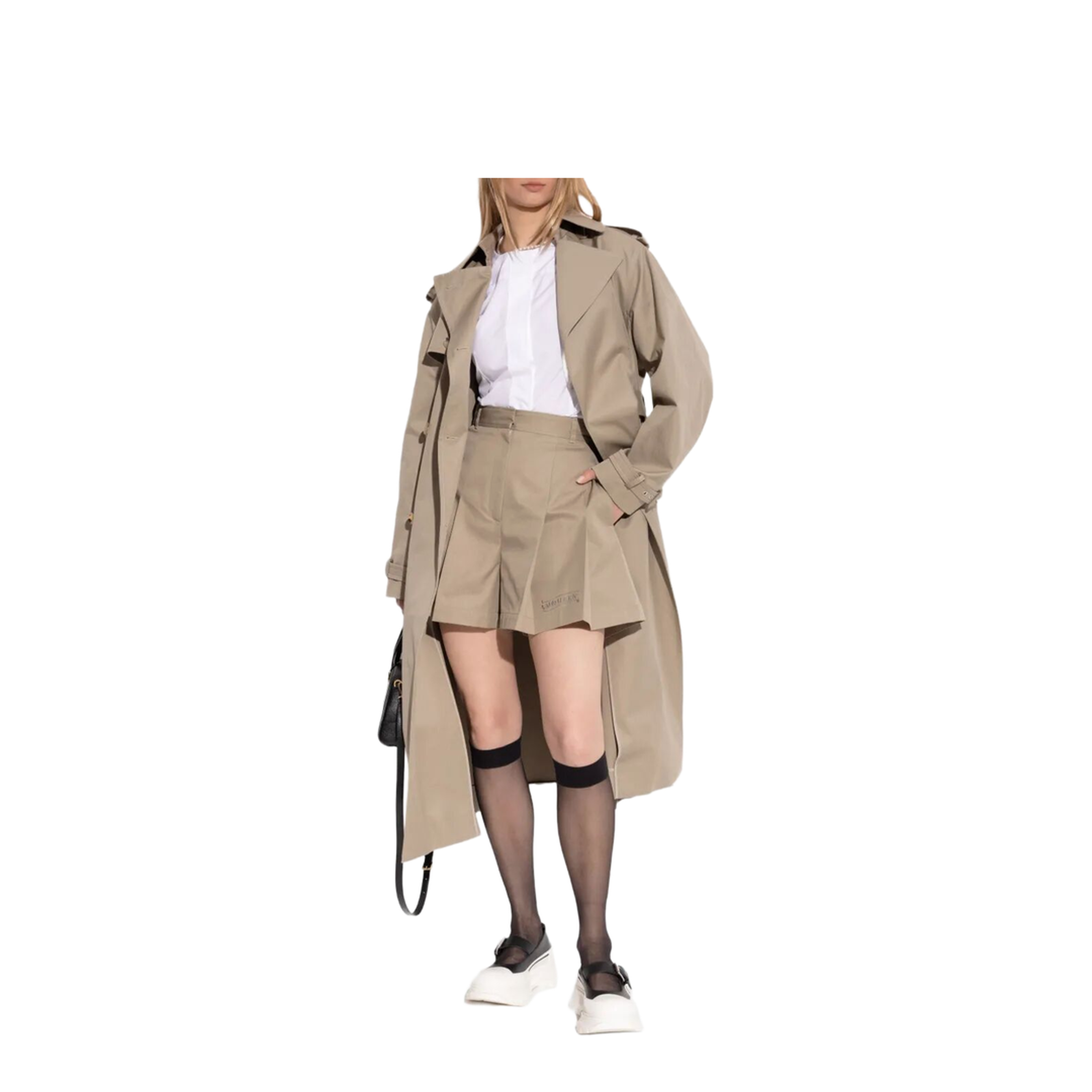 MAYFEYR - Alexander Mcqueen - Double-Breasted Trench Coat - 839639QFABL