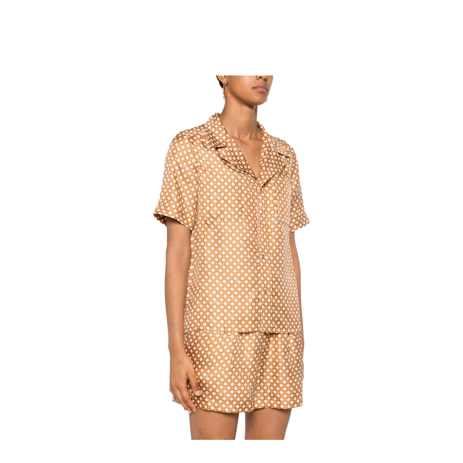 Pajama Shirt in Silk Twill