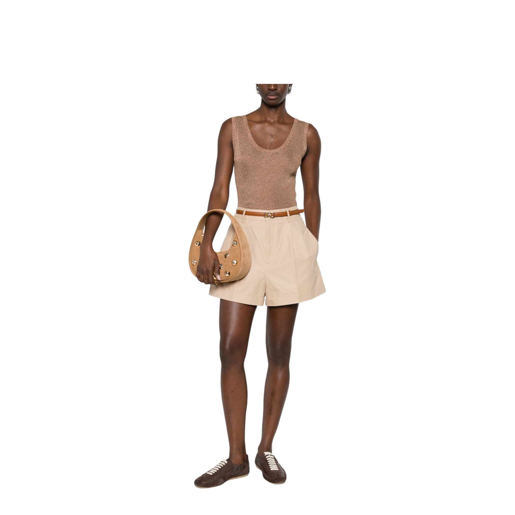 MAYFEYR - Fabiana Filippi - Top Brown - MAD266F066D9621268