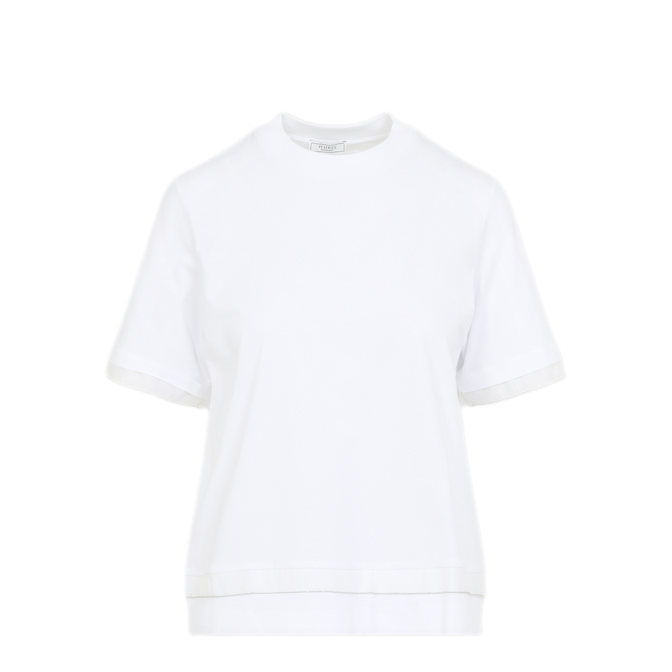 MAYFEYR - PESERICO - White Cotton T Shirt - A06739J00070A00A