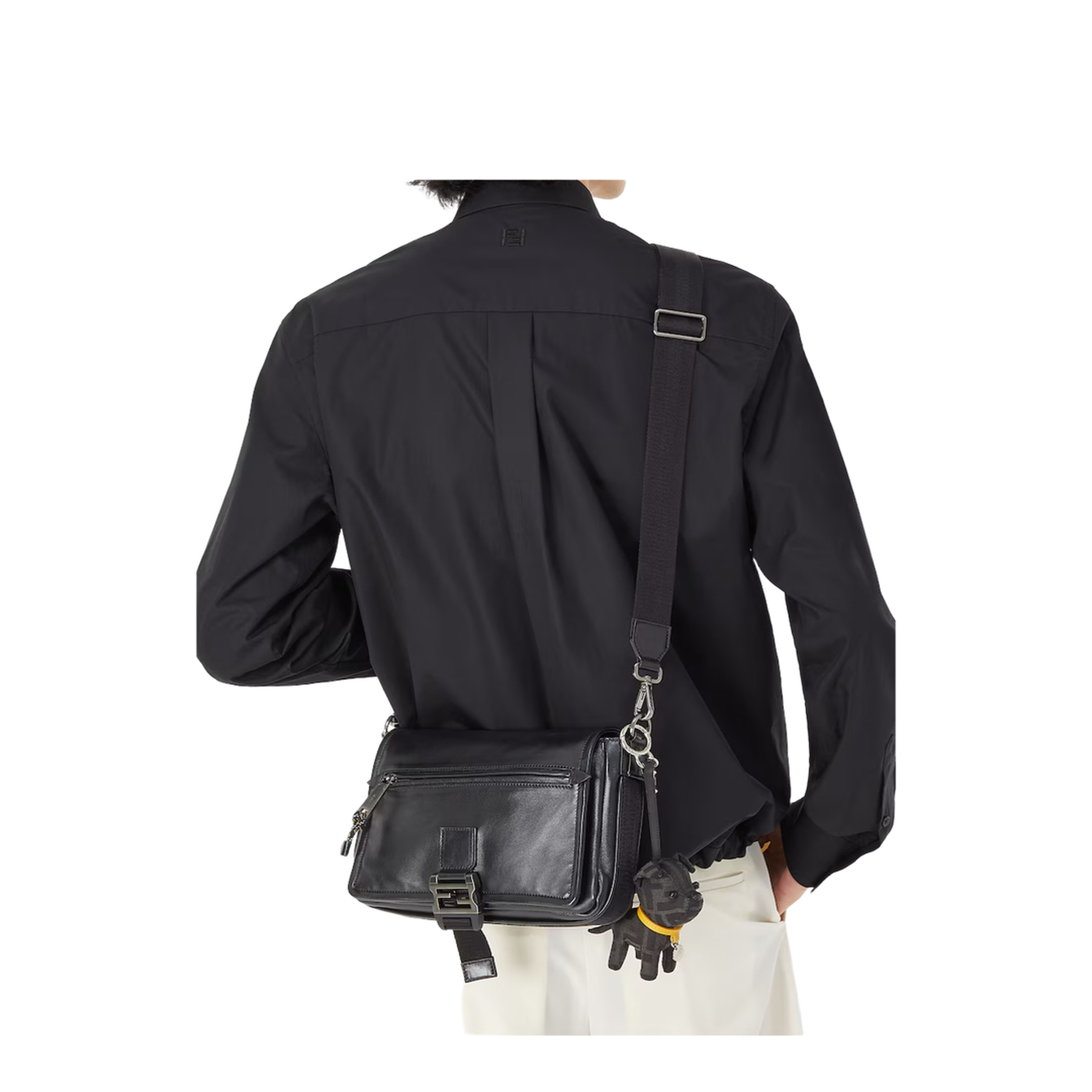 Flux Messenger Leather Black