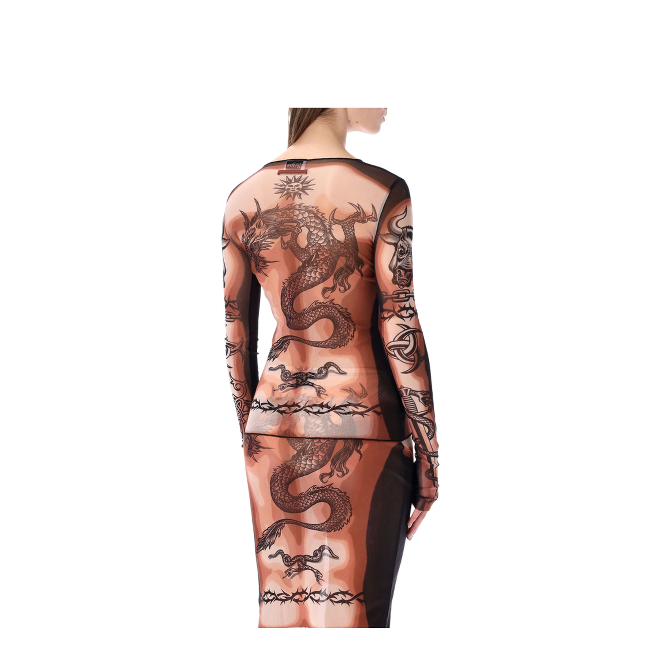 Safe Sex Tattoo Print Top