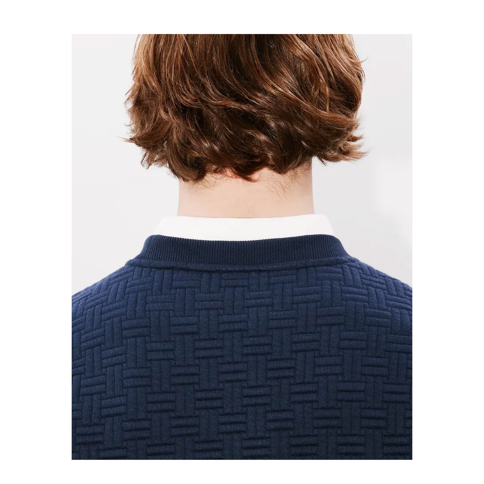 Embroidered Logo Long Sleeve Sweater