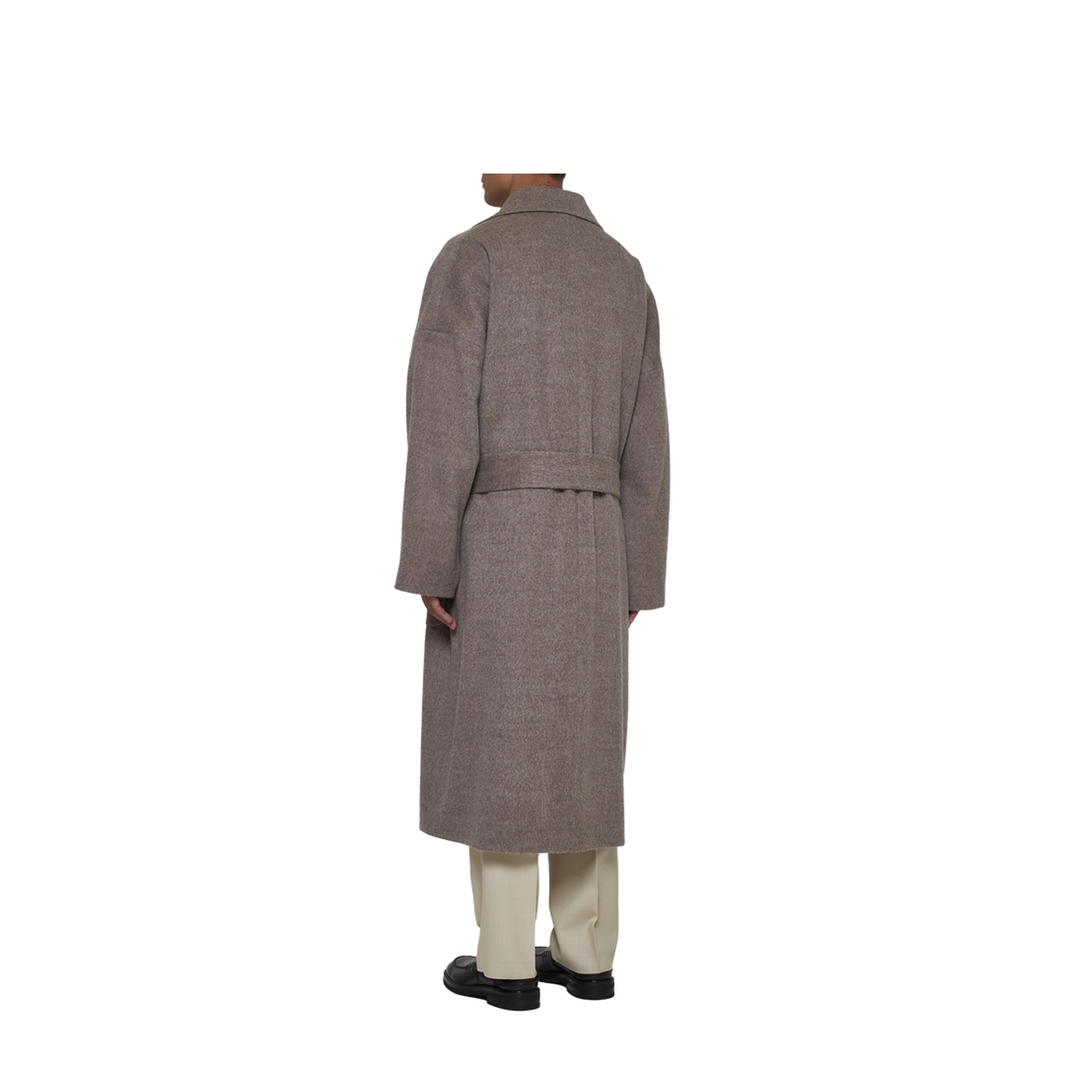 Men's Single Breasted Wool Coat