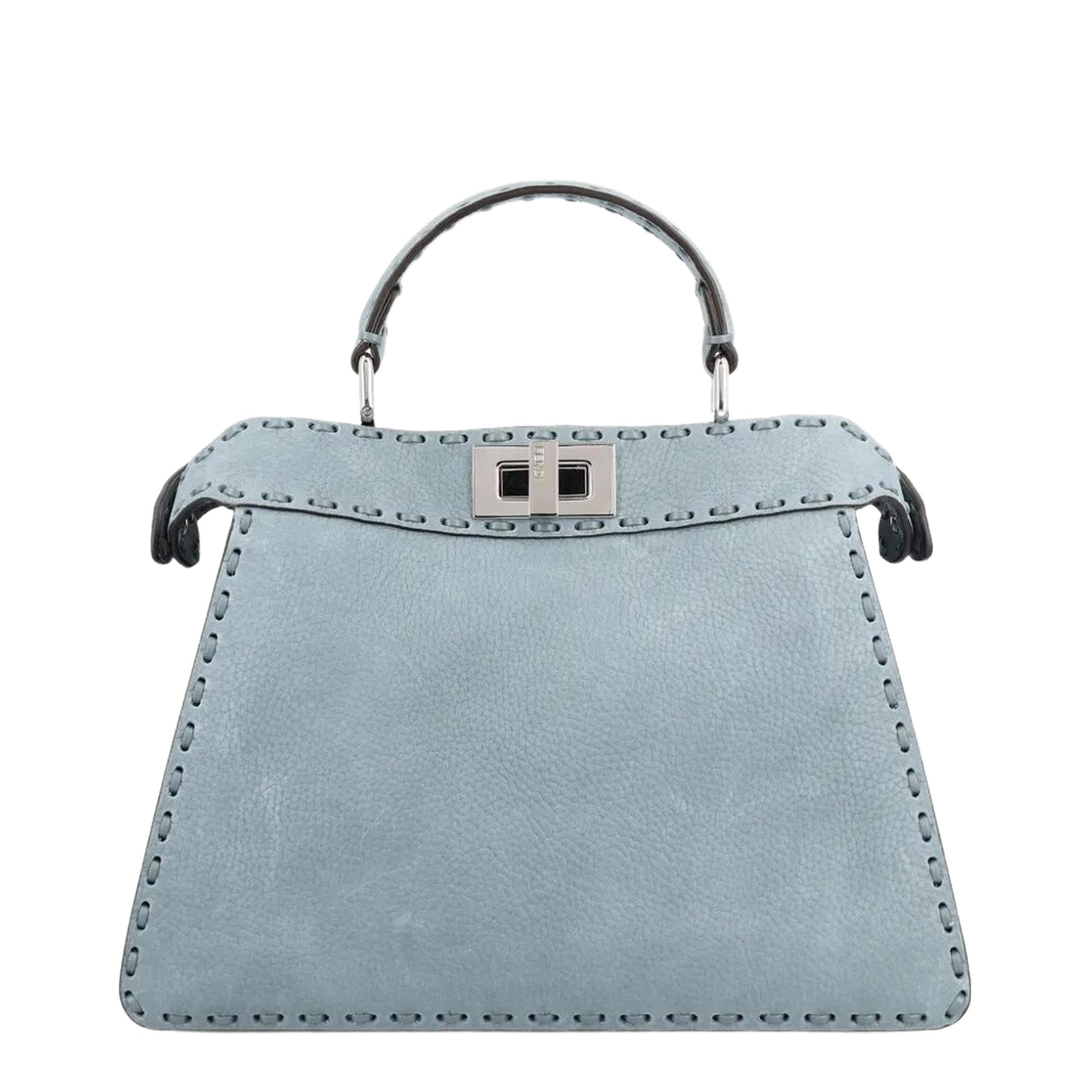 Peekaboo ISeeU Small Cuoio Romano Leather Light Blue