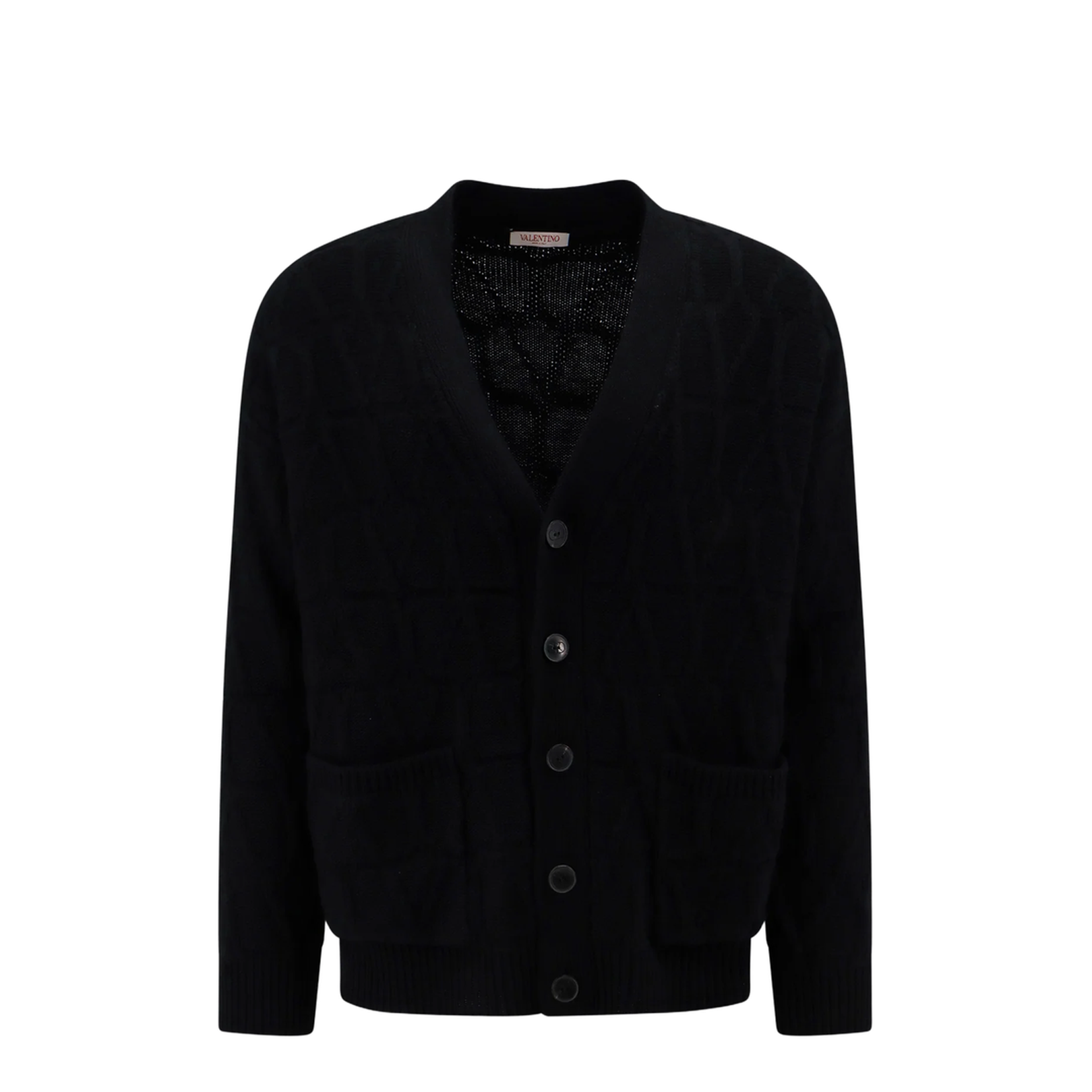 Black Wool Cardigan