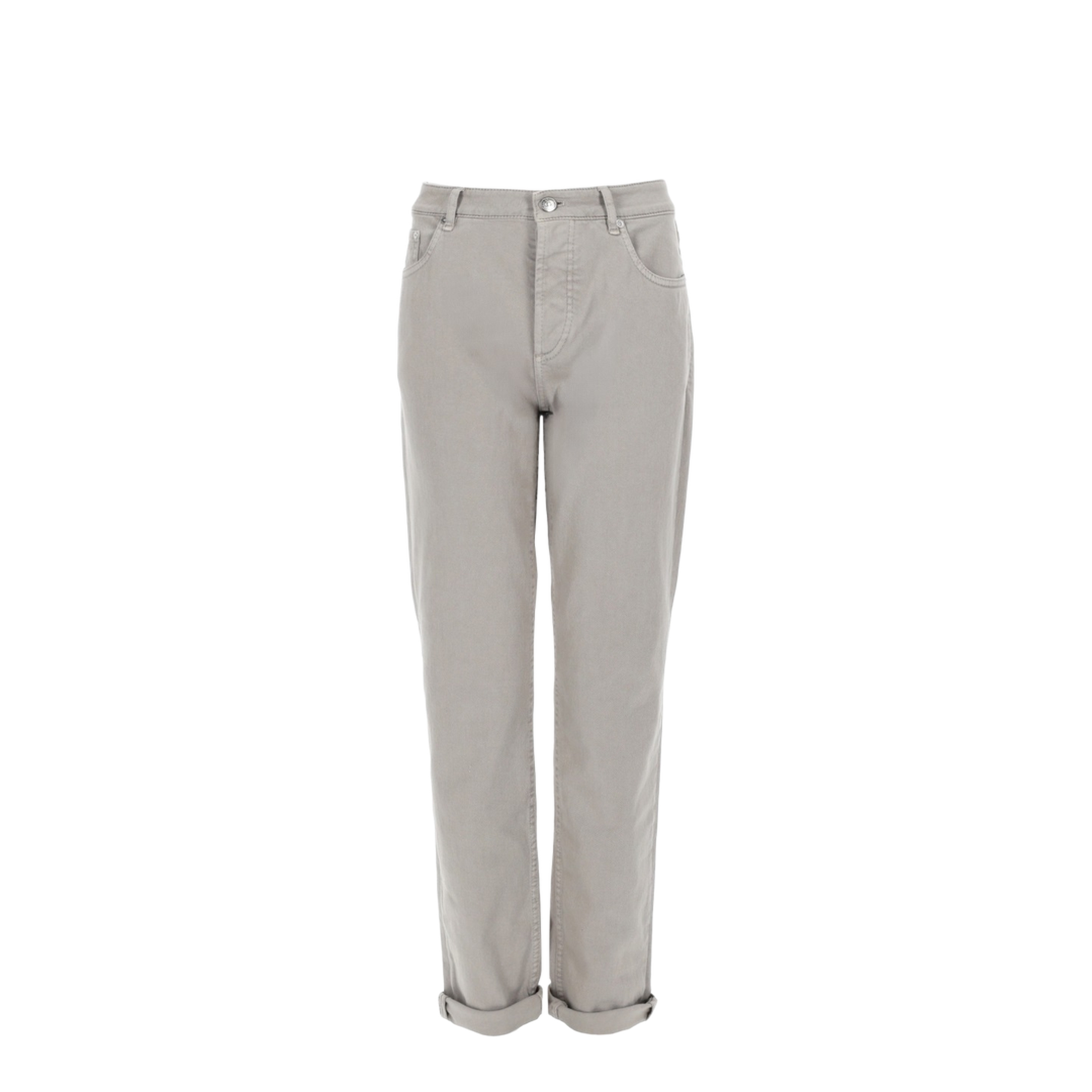 MAYFEYR - Brunello Cucinelli - Logo-Embroidered Five-Pocket Trousers - M277PD3210C7500